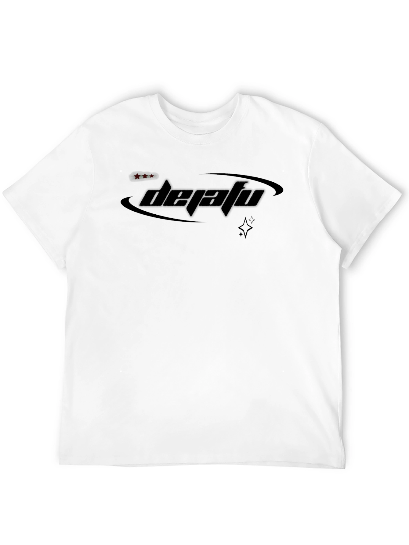 DejaVu Graphic Tee - Black Cotton Blend