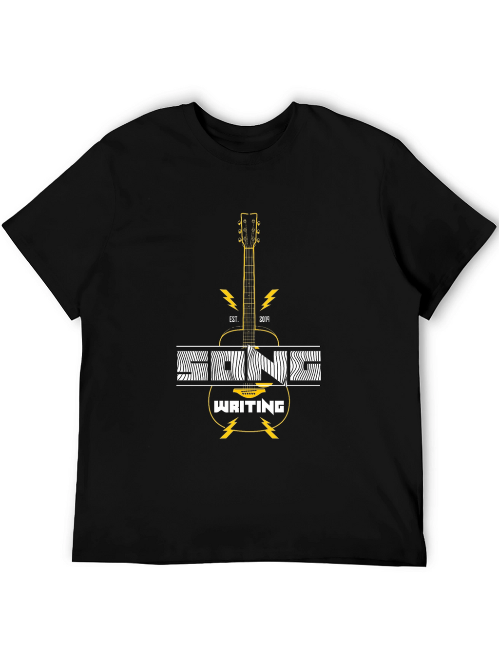 Songwriting Guitar T-Shirt - Musician Graphic Tee