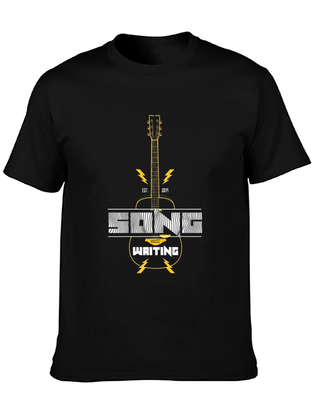 Songwriting Guitar T-Shirt - Musician Graphic Tee