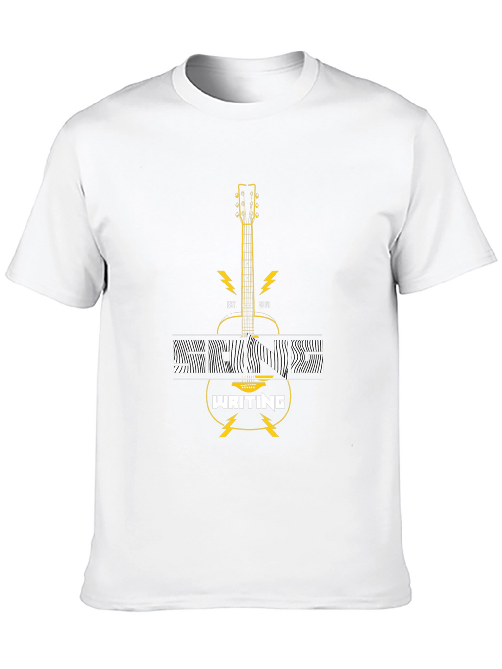 Songwriting Guitar T-Shirt - Musician Graphic Tee