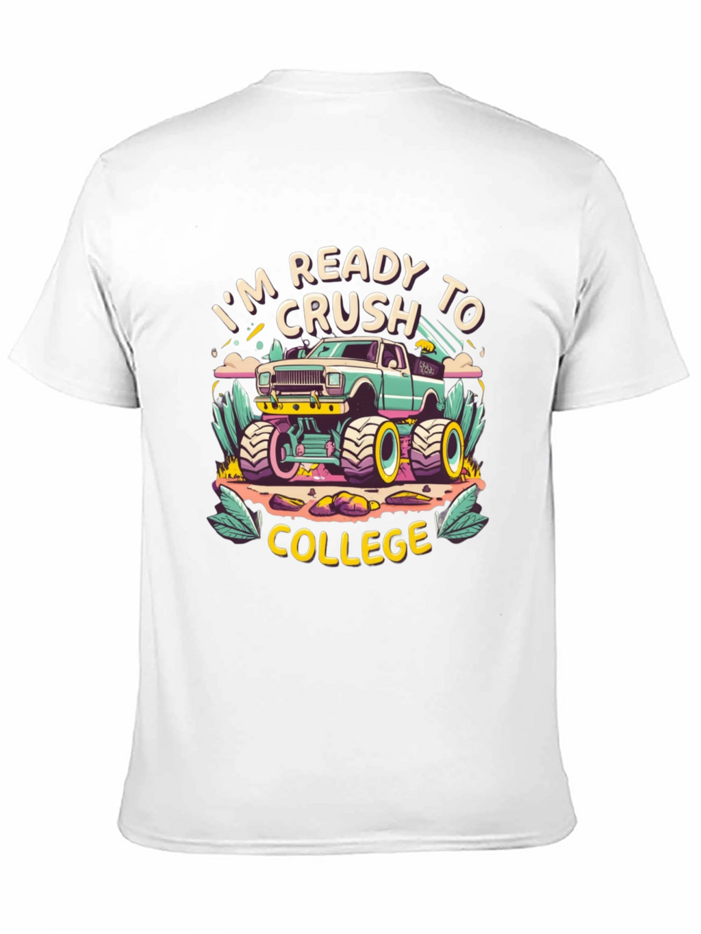 Ready to Crush College Monster Truck T-Shirt