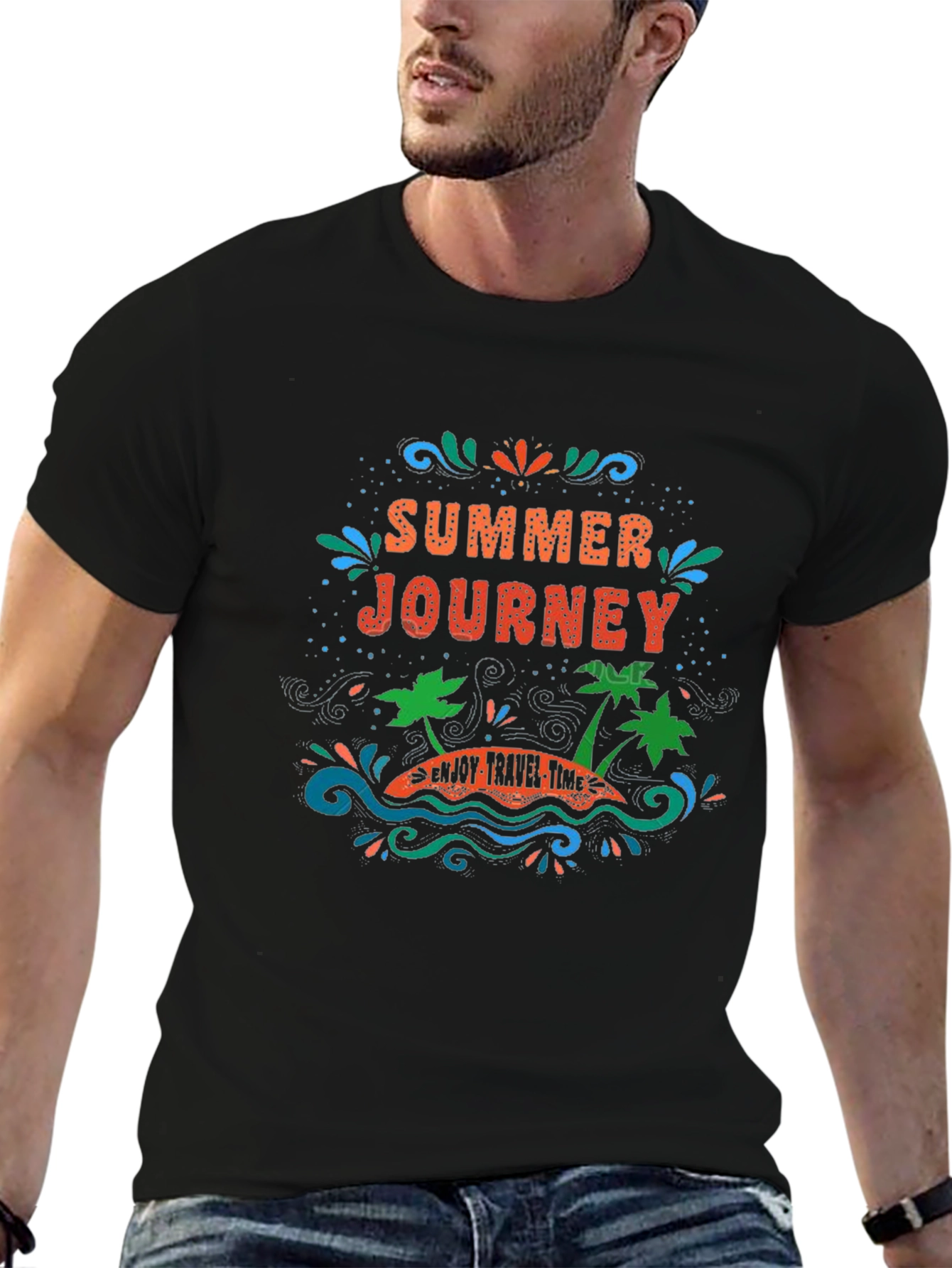 Summer Journey Graphic Tee - Travel Time