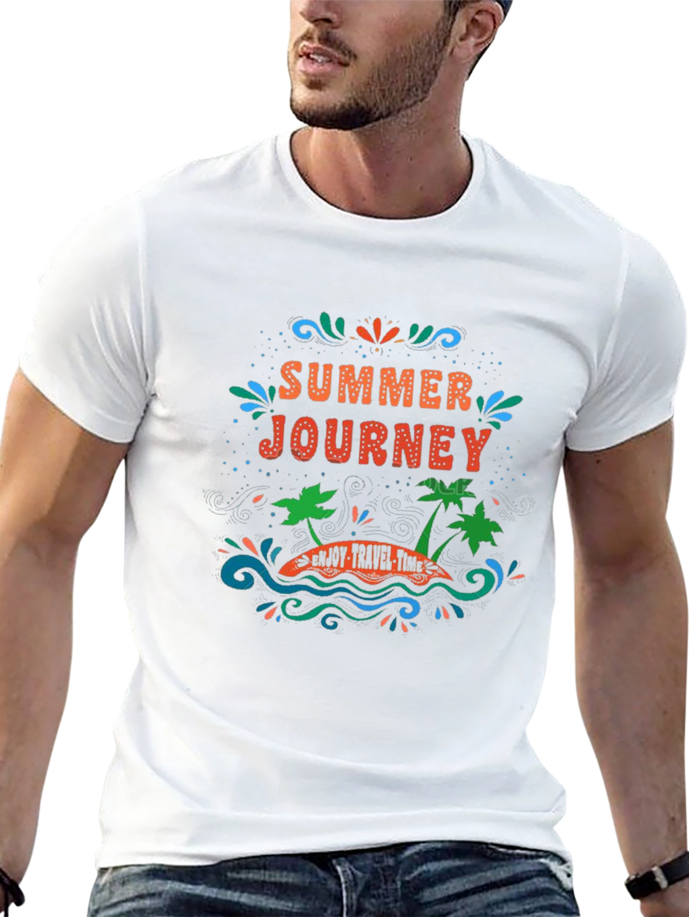 Summer Journey Graphic Tee - Travel Time