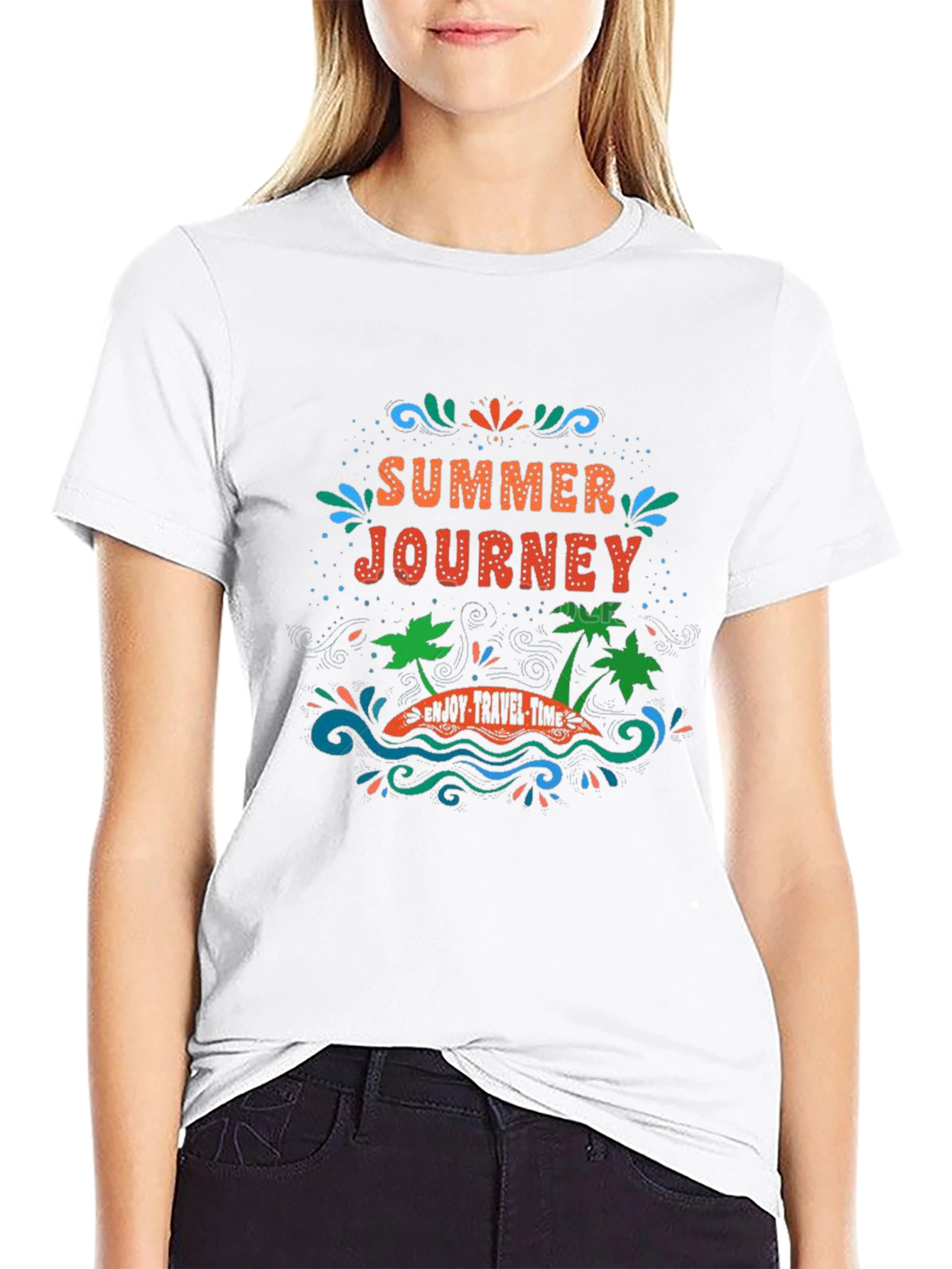Summer Journey Graphic Tee - Travel Time