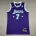 Men's Los Angeles Lakers Carmelo Anthony Purple Swingman Jerseys - City Edition