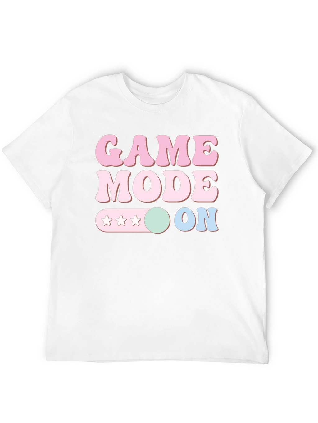 Game Mode ON Graphic Tee - Gamer Style T-Shirt