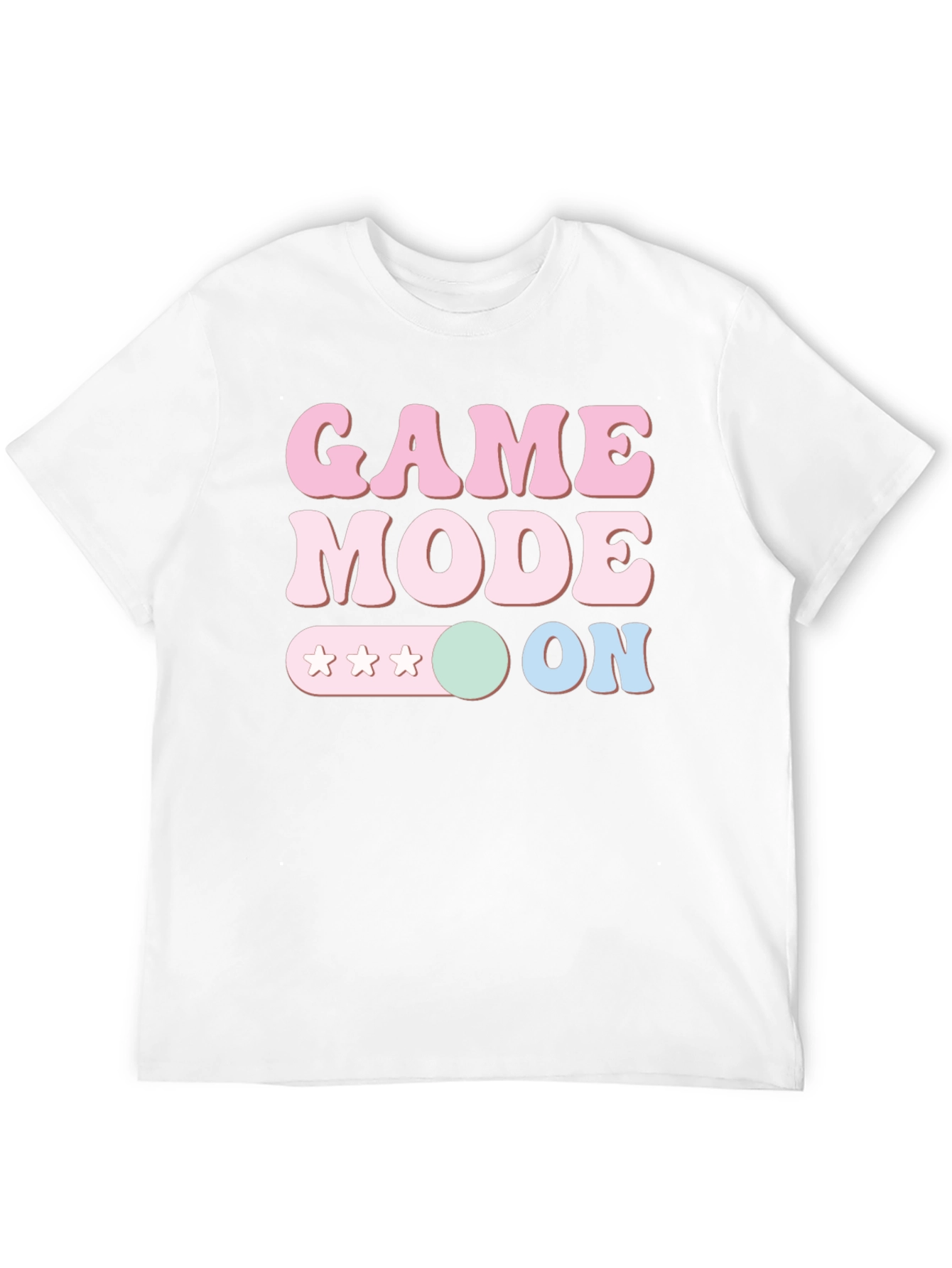 Game Mode ON Graphic Tee - Gamer Style T-Shirt