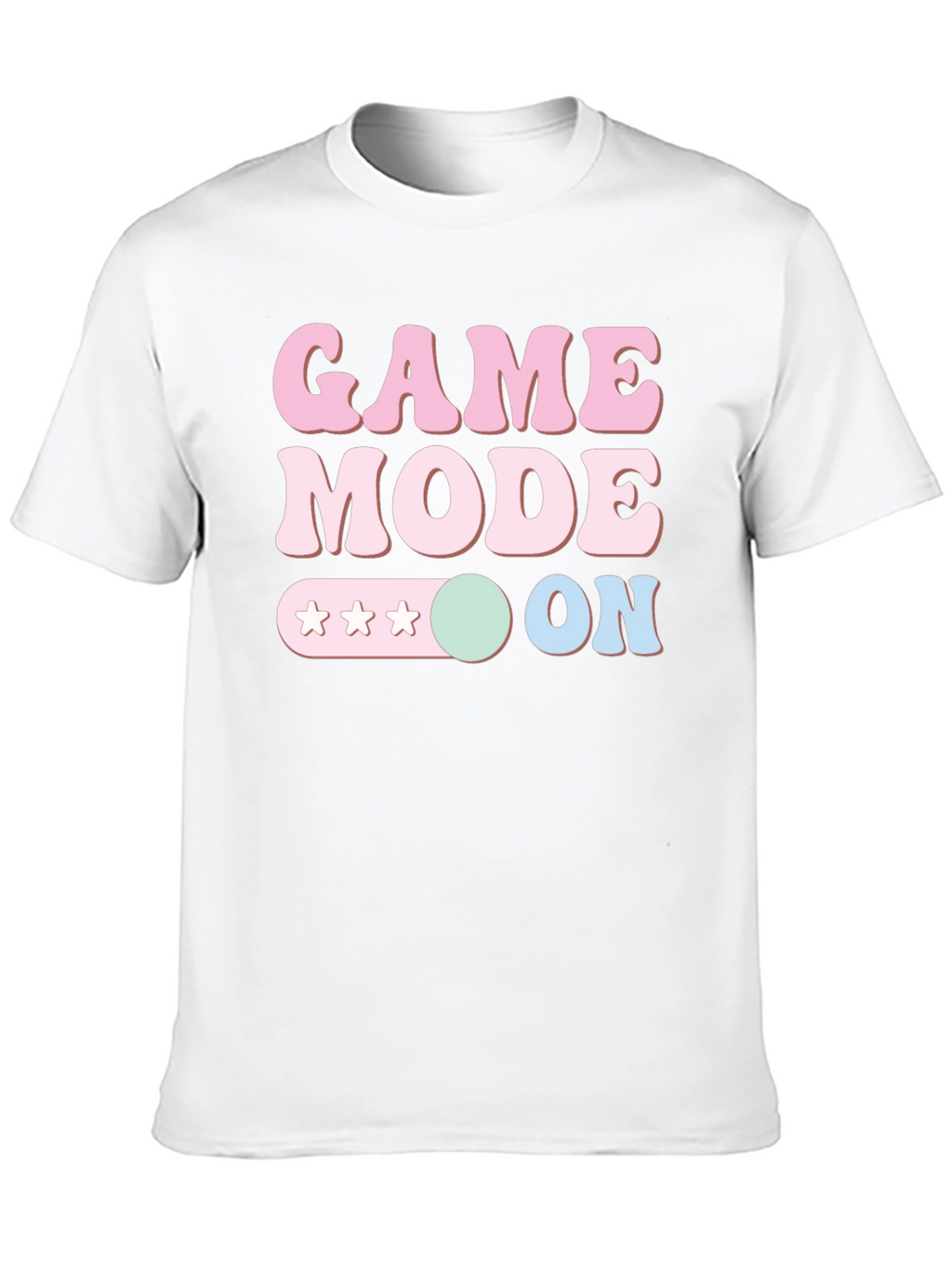 Game Mode ON Graphic Tee - Gamer Style T-Shirt