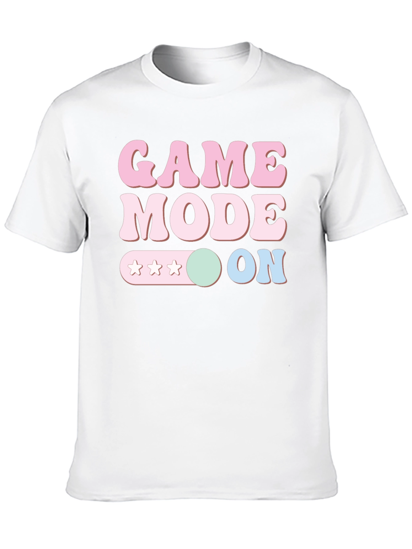 Game Mode ON Graphic Tee - Gamer Style T-Shirt