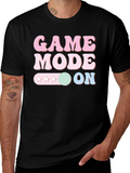 Game Mode ON Graphic Tee - Gamer Style T-Shirt