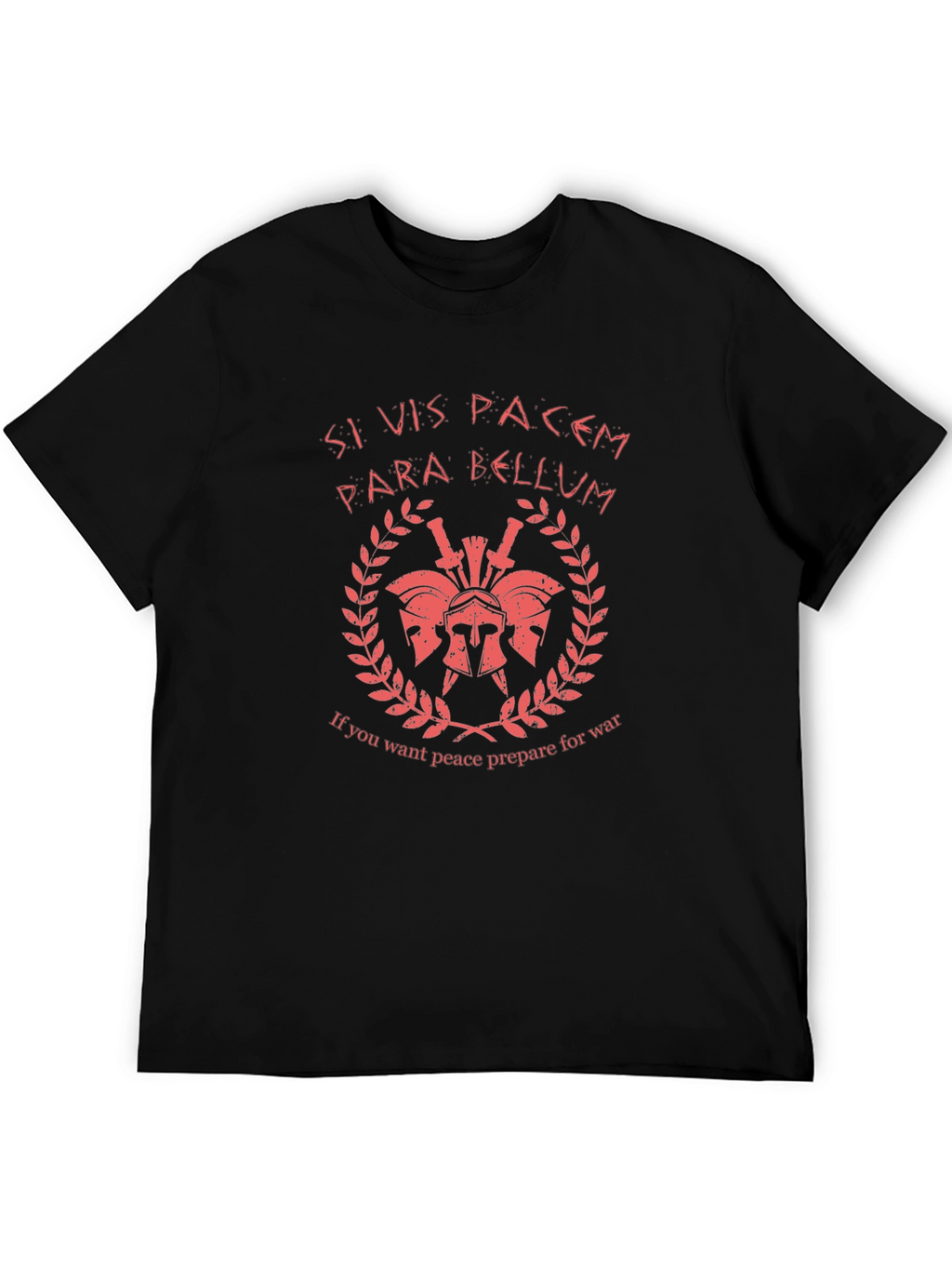 Si Vis Pacem Para Bellum Black T-Shirt