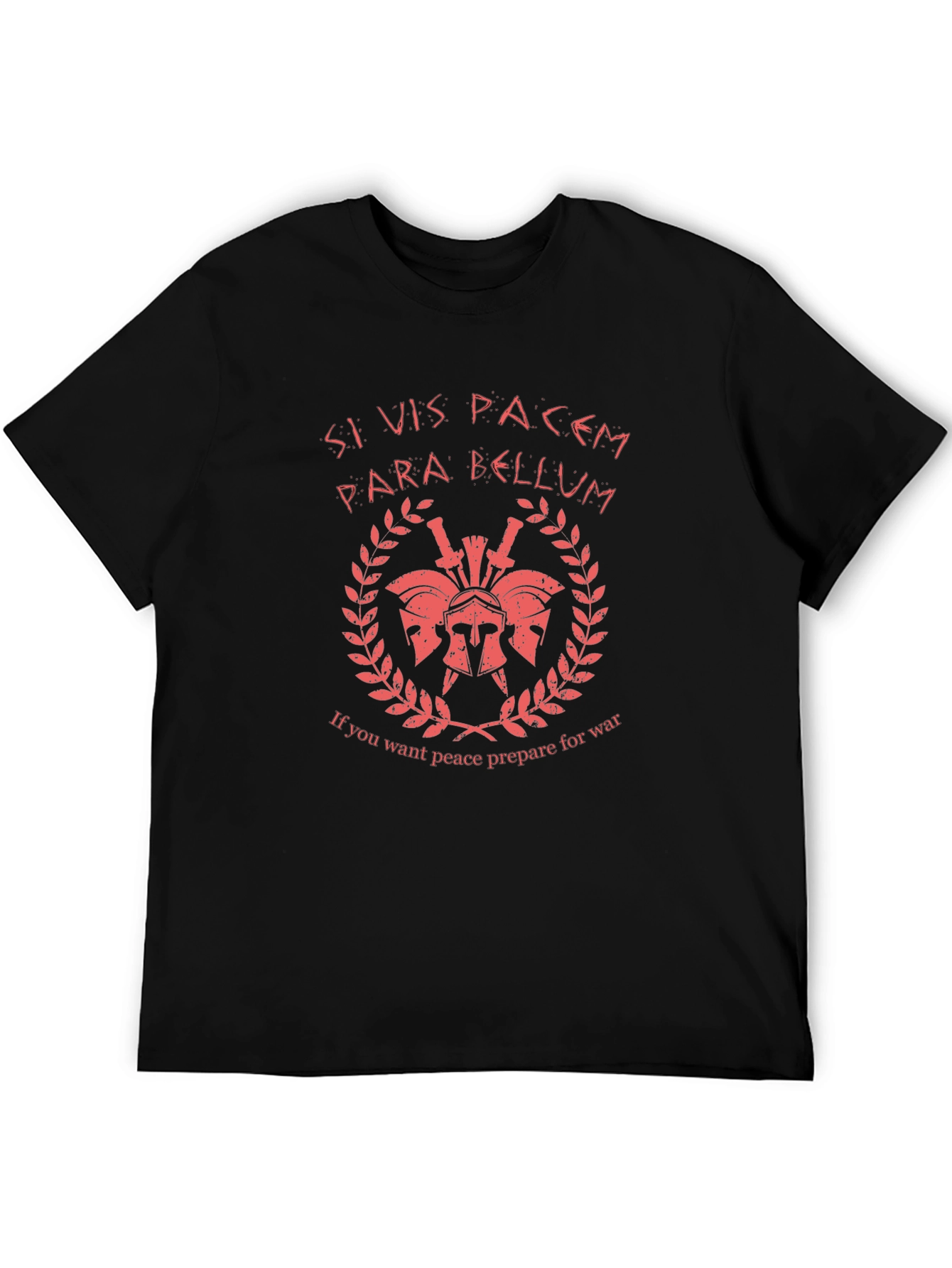 Si Vis Pacem Para Bellum Black T-Shirt