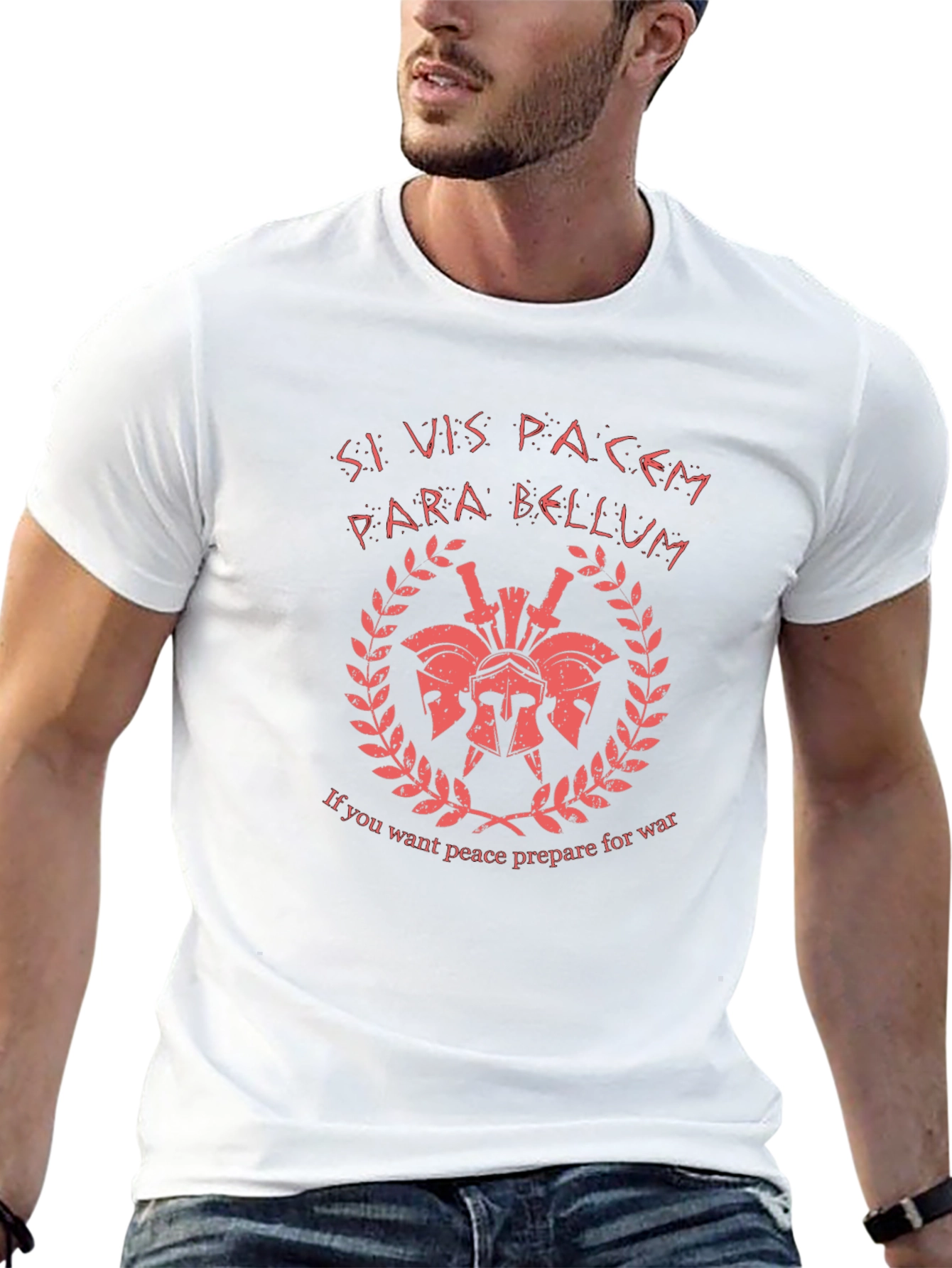 Si Vis Pacem Para Bellum Black T-Shirt