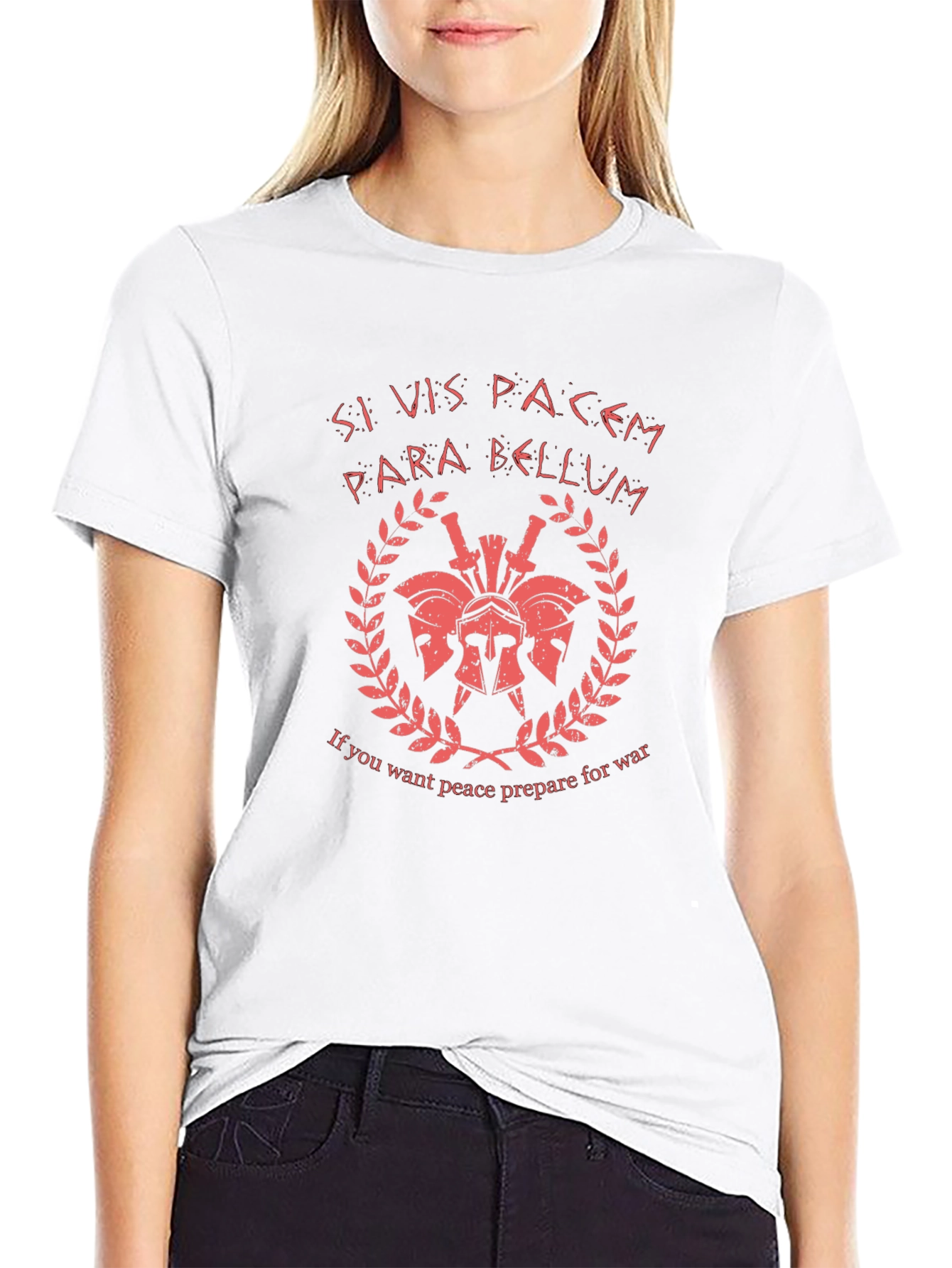 Si Vis Pacem Para Bellum Black T-Shirt