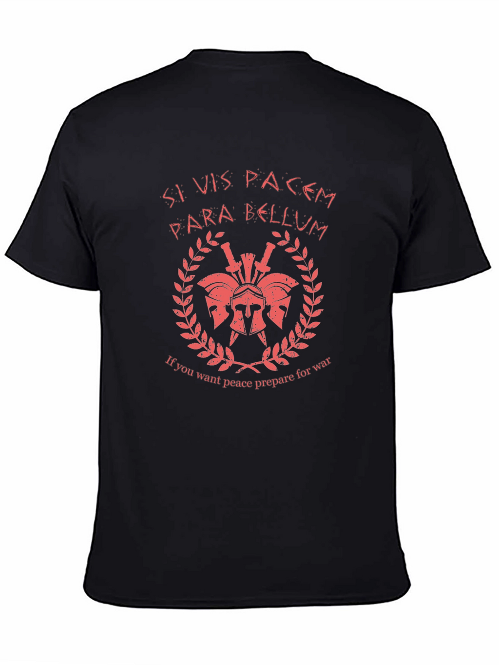 Si Vis Pacem Para Bellum Black T-Shirt