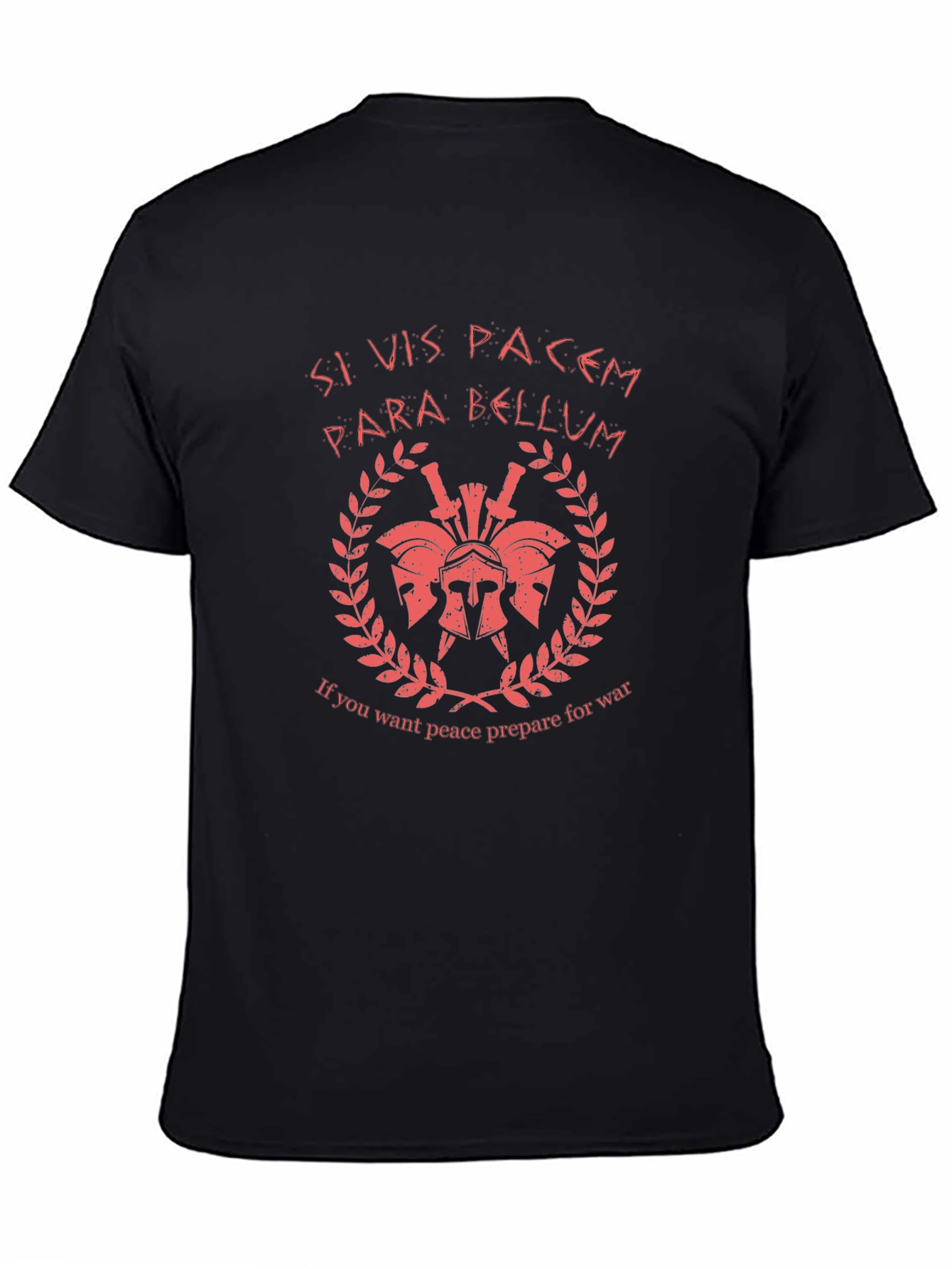 Si Vis Pacem Para Bellum Black T-Shirt