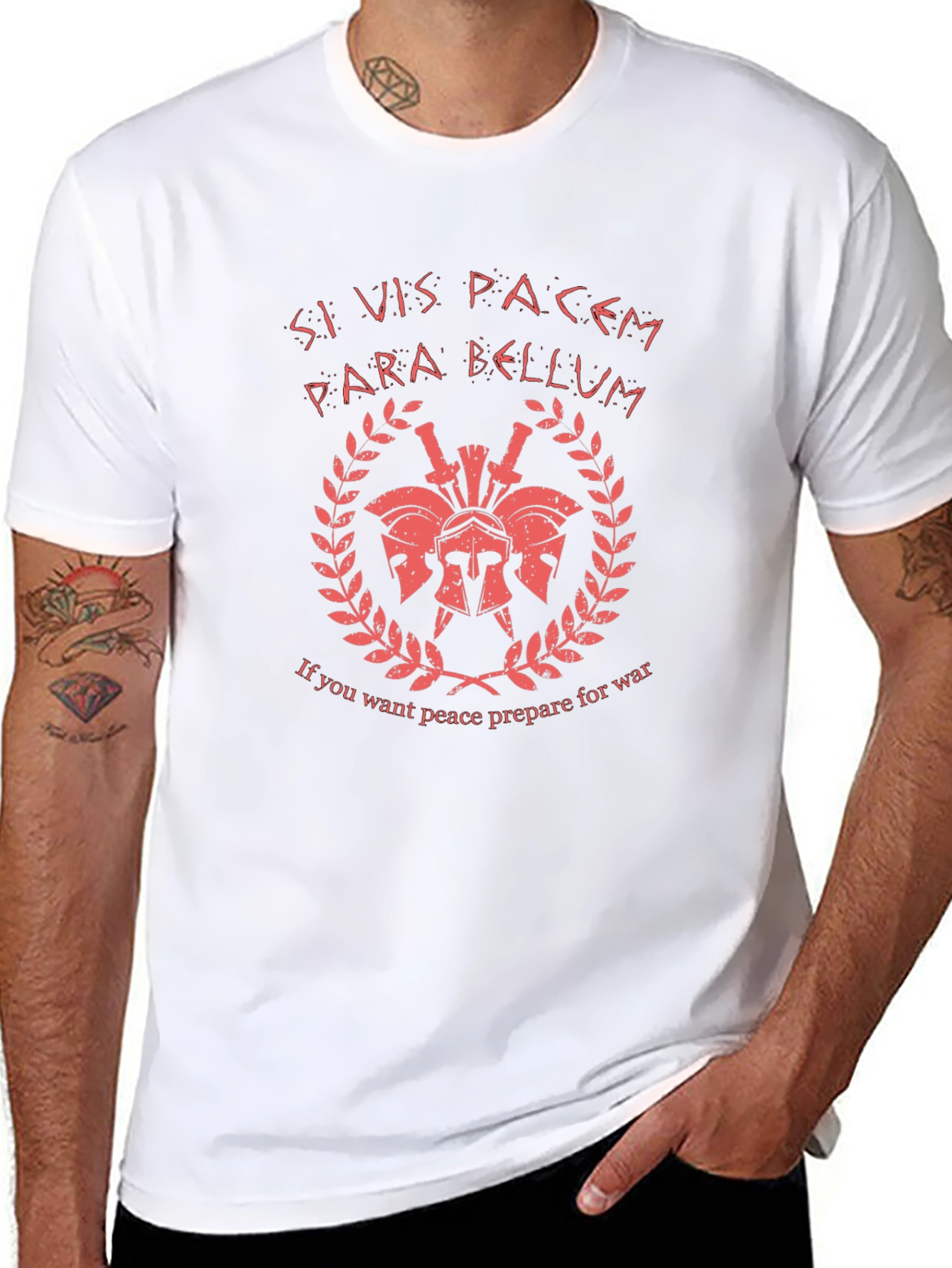Si Vis Pacem Para Bellum Black T-Shirt