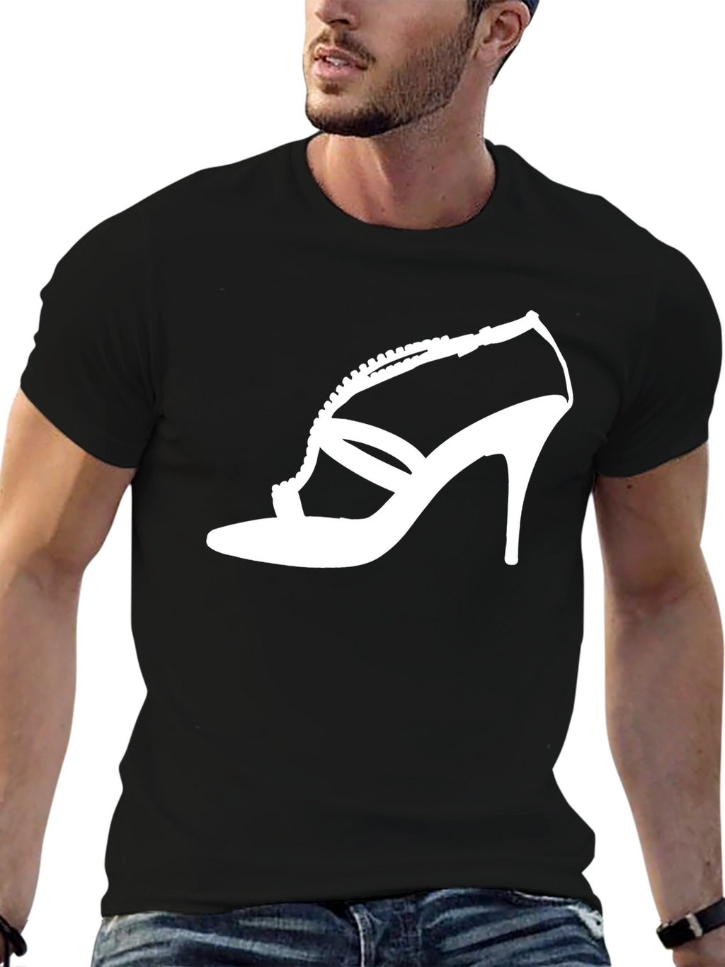 Graphic Tee - High Heel Shoe Silhouette