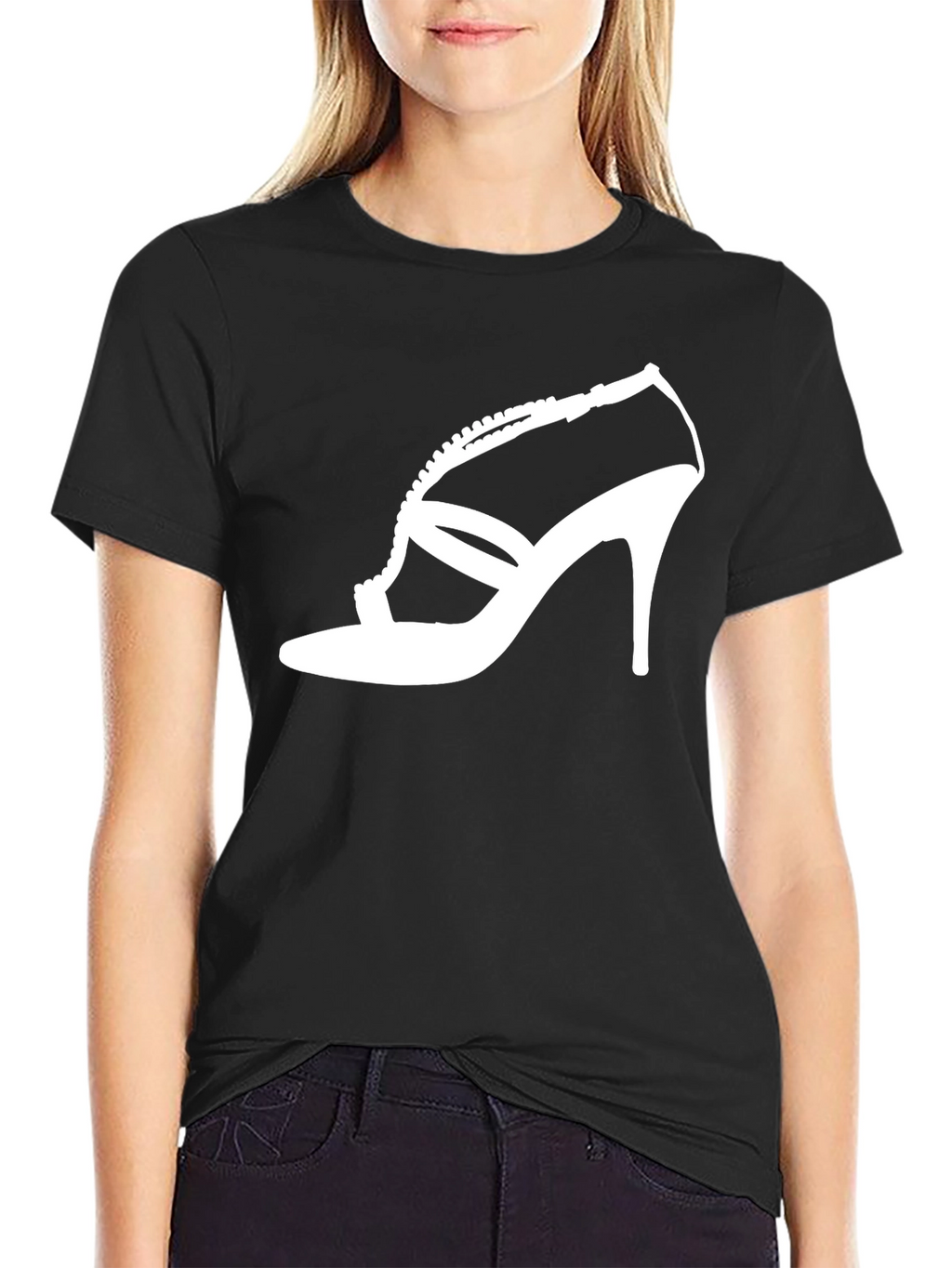 Graphic Tee - High Heel Shoe Silhouette