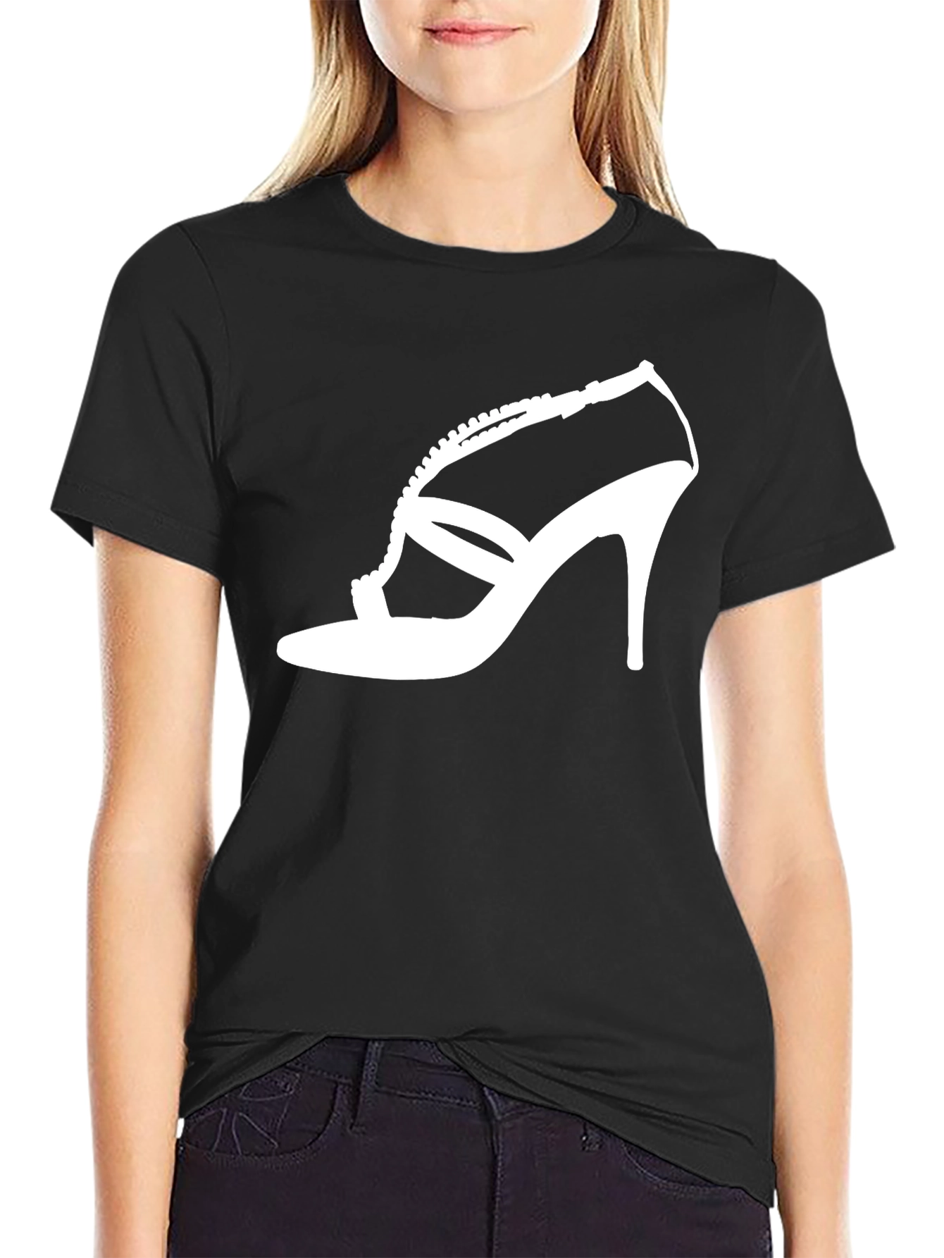 Graphic Tee - High Heel Shoe Silhouette