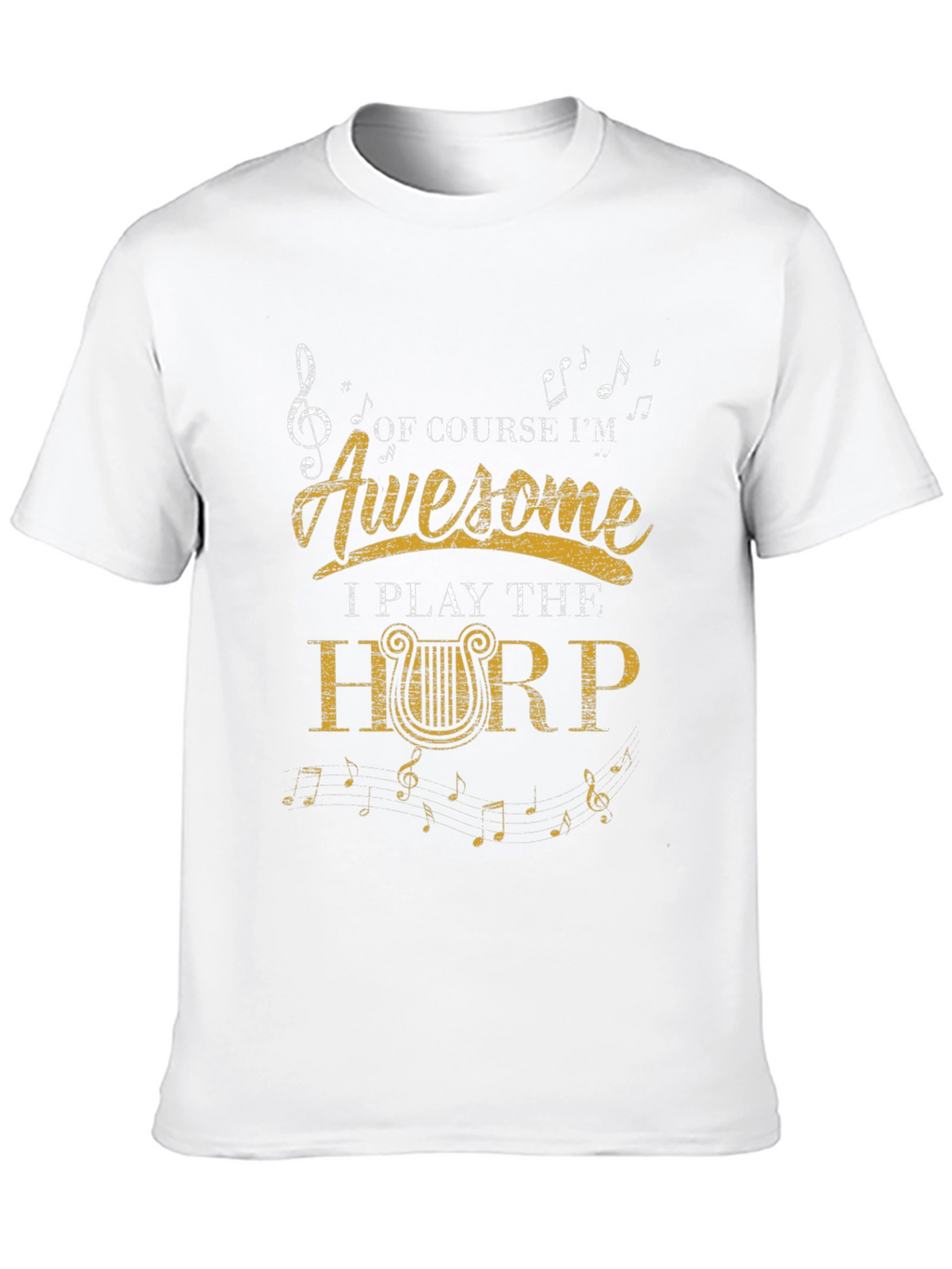 Awesome Harp Player T-Shirt - Music Lover Tee