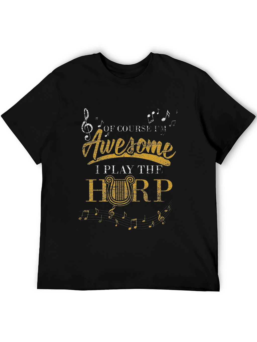 Awesome Harp Player T-Shirt - Music Lover Tee