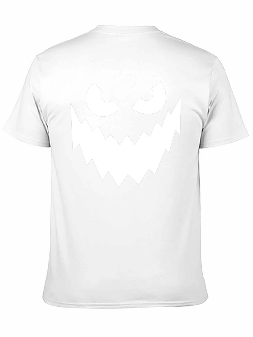 Spooky Monster Face Graphic Tee - Halloween Shirt