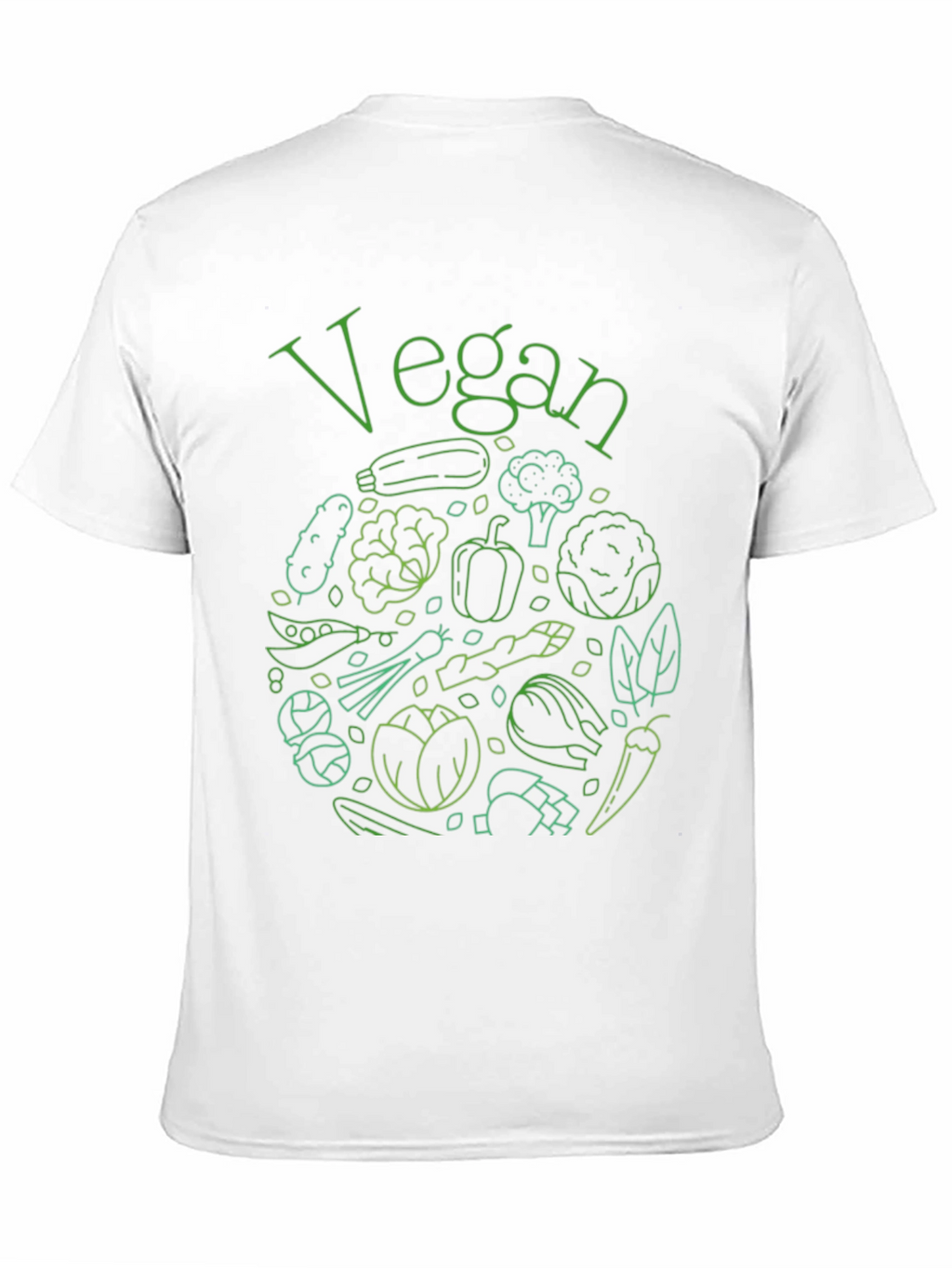 Vegan Vegetable T-Shirt - Eco-Friendly Style