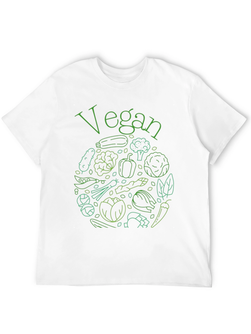 Vegan Vegetable T-Shirt - Eco-Friendly Style
