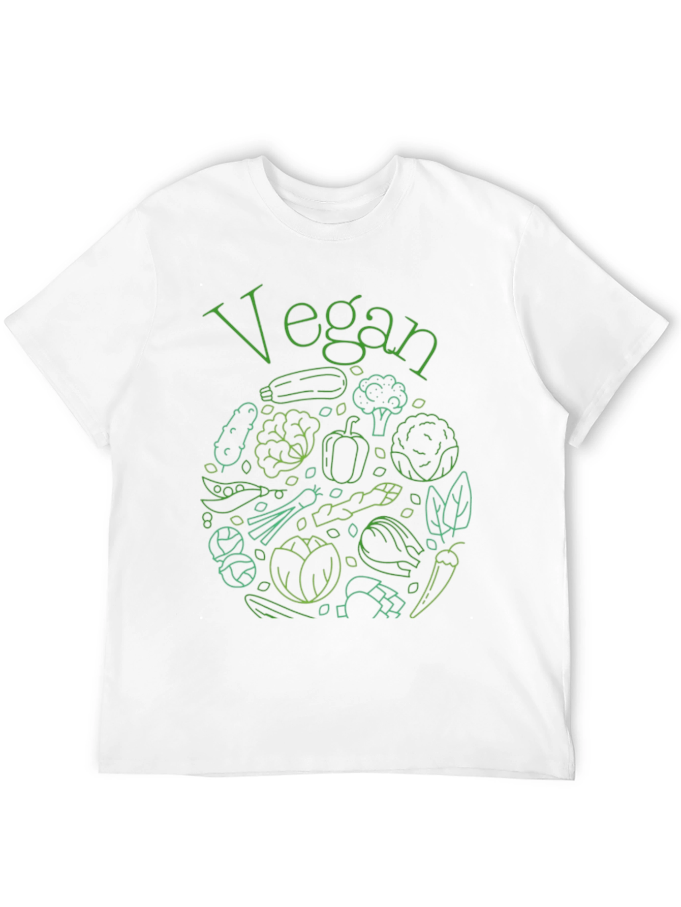 Vegan Vegetable T-Shirt - Eco-Friendly Style