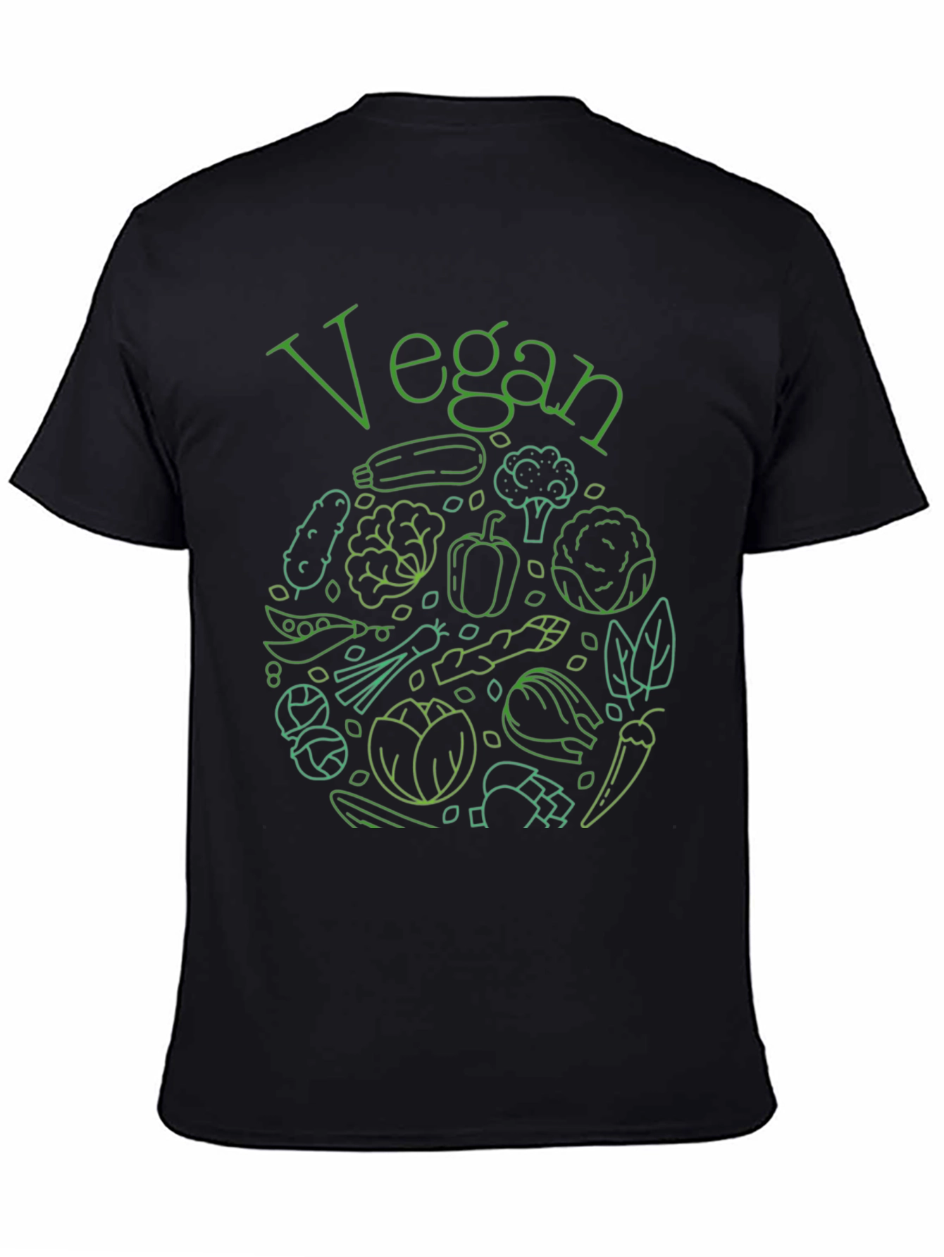 Vegan Vegetable T-Shirt - Eco-Friendly Style
