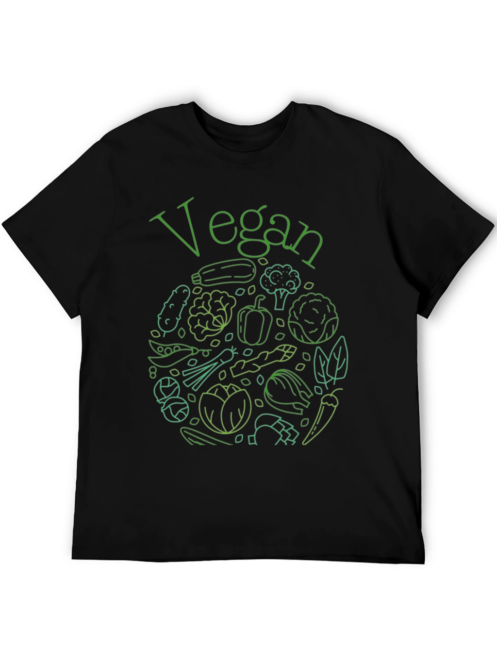 Vegan Vegetable T-Shirt - Eco-Friendly Style