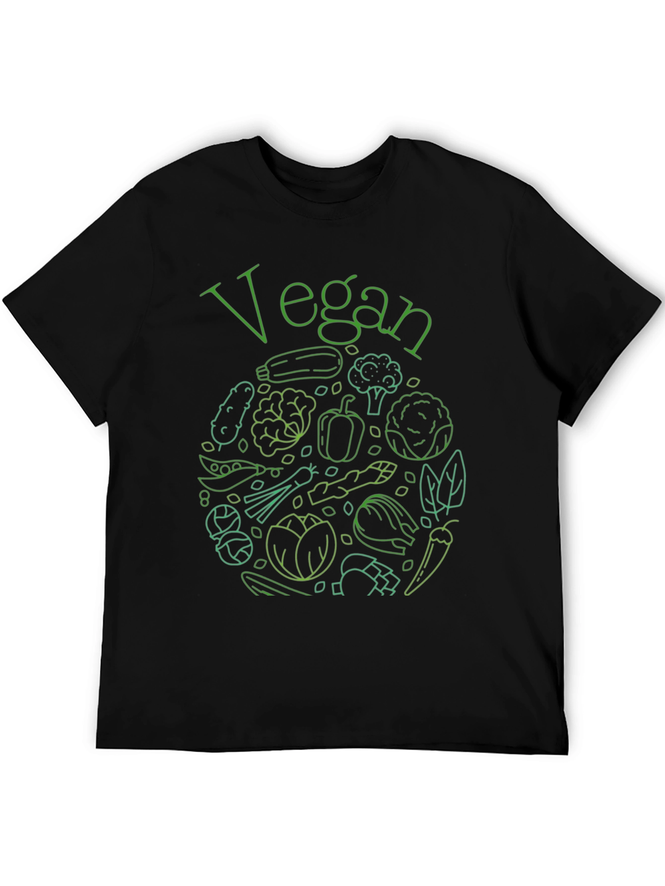 Vegan Vegetable T-Shirt - Eco-Friendly Style