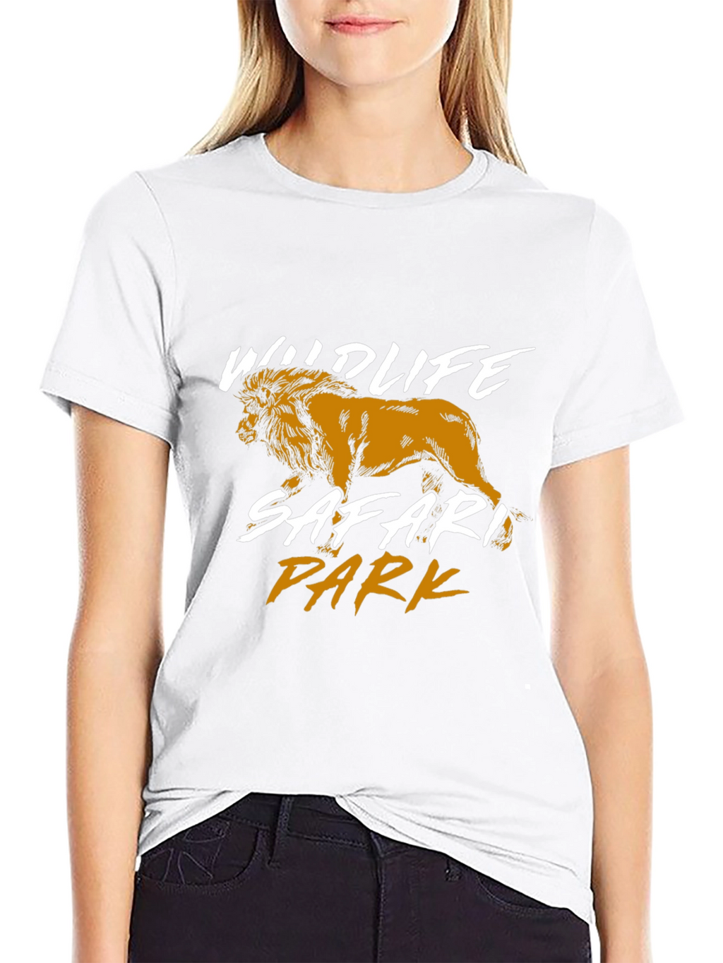Wildlife Safari Park Lion Graphic T-Shirt