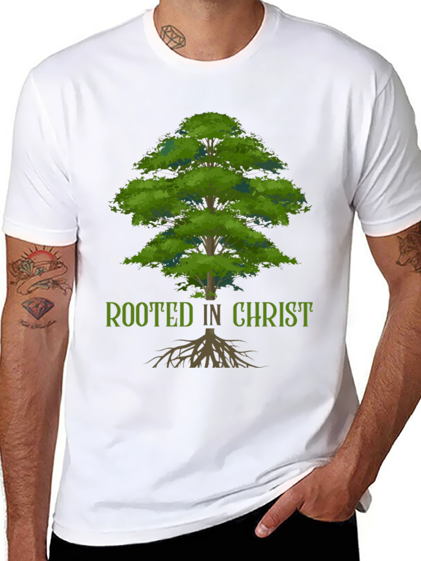 Rooted in Christ Graphic T-Shirt
