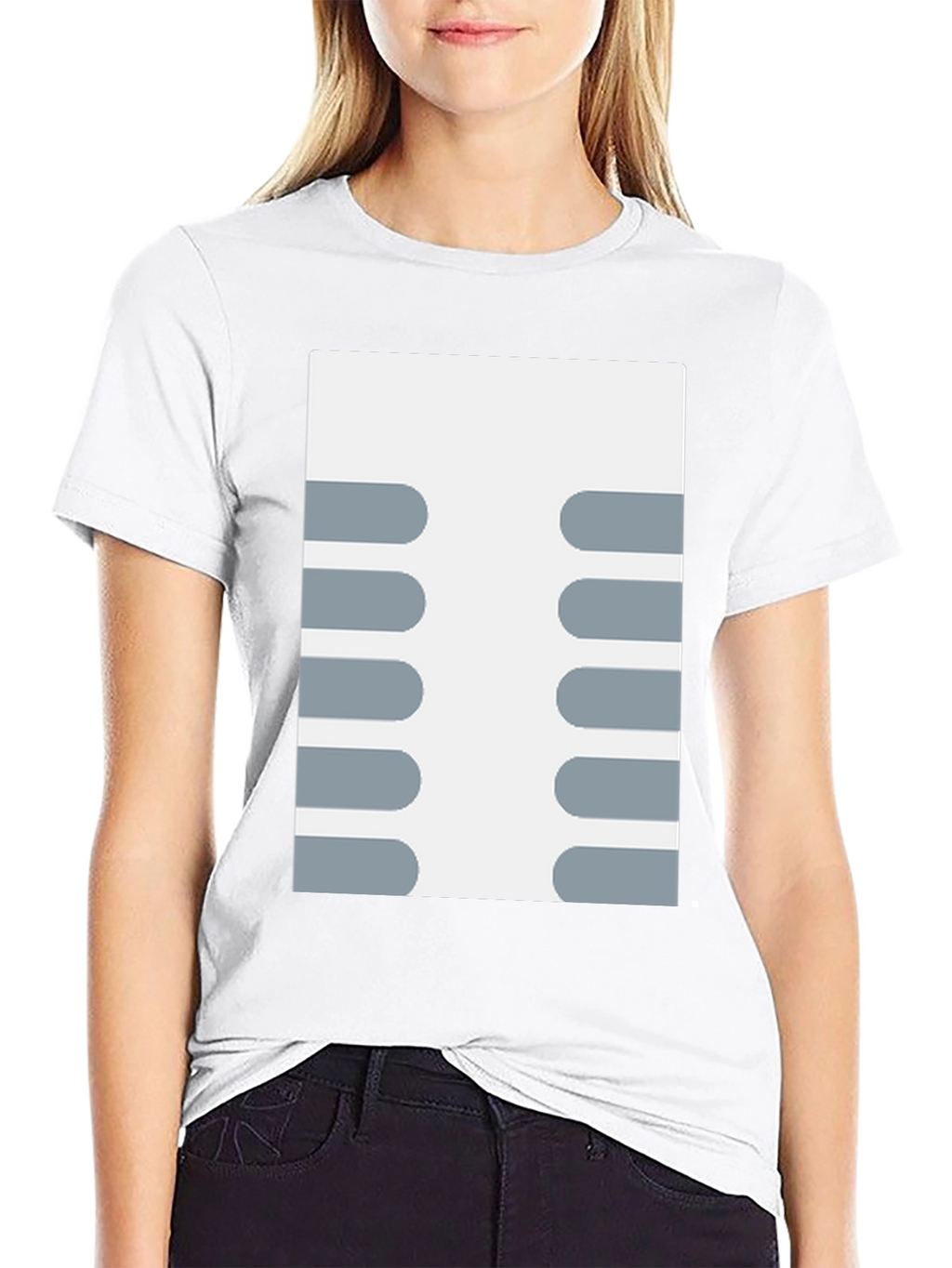 Retro Circuit Board Design T-Shirt - Black