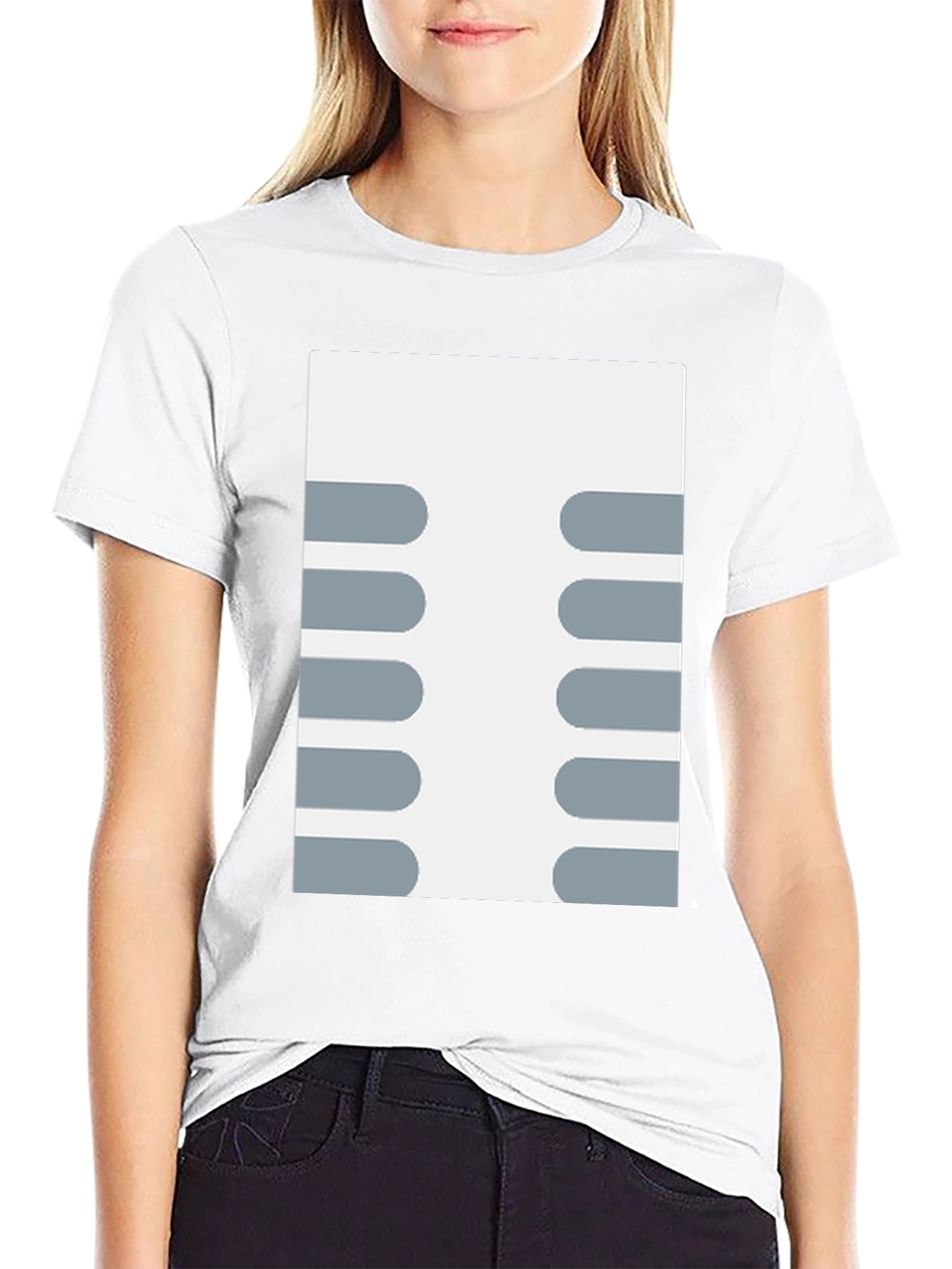Retro Circuit Board Design T-Shirt - Black