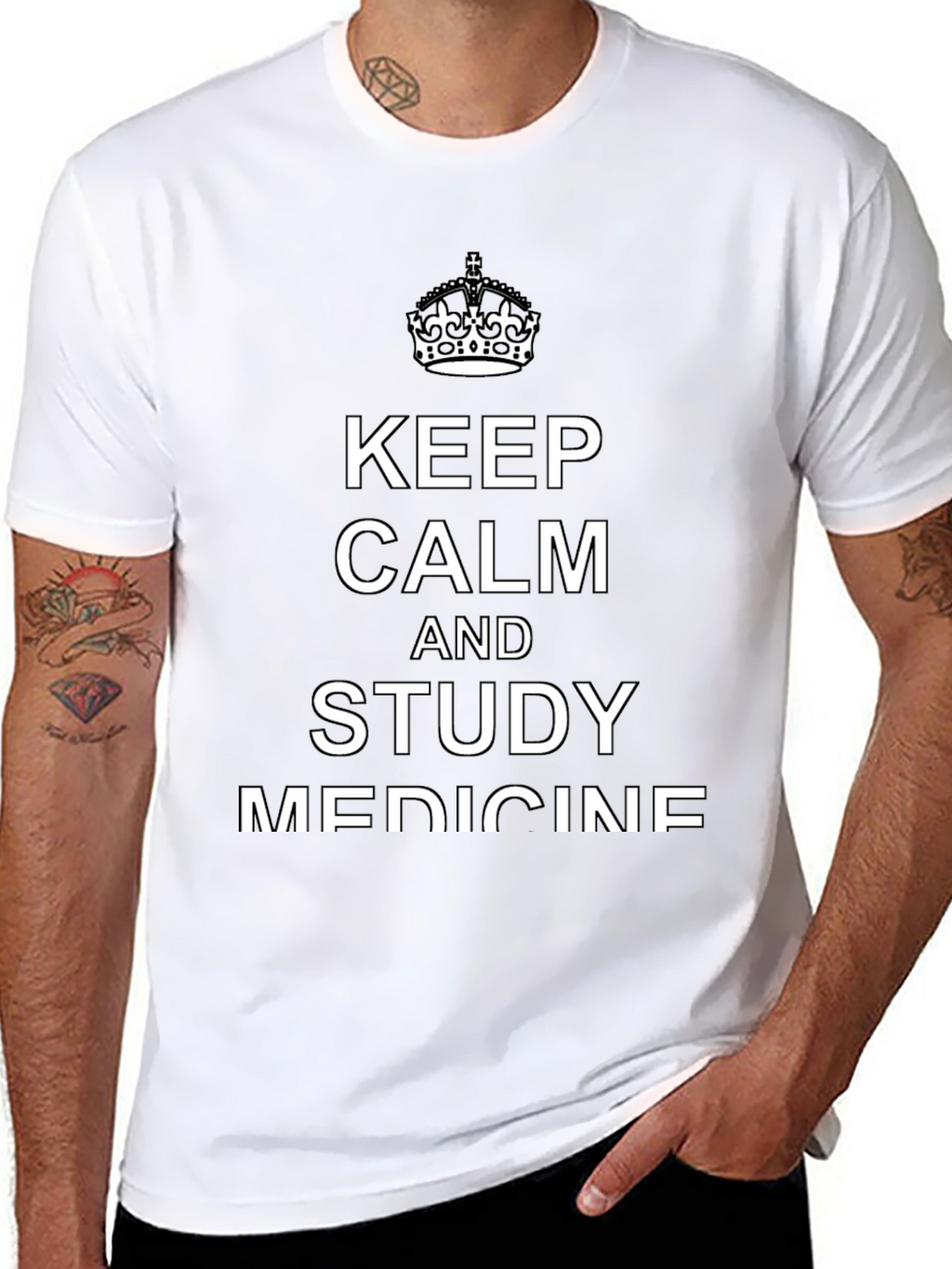Keep Calm and Study Medicine T-Shirt