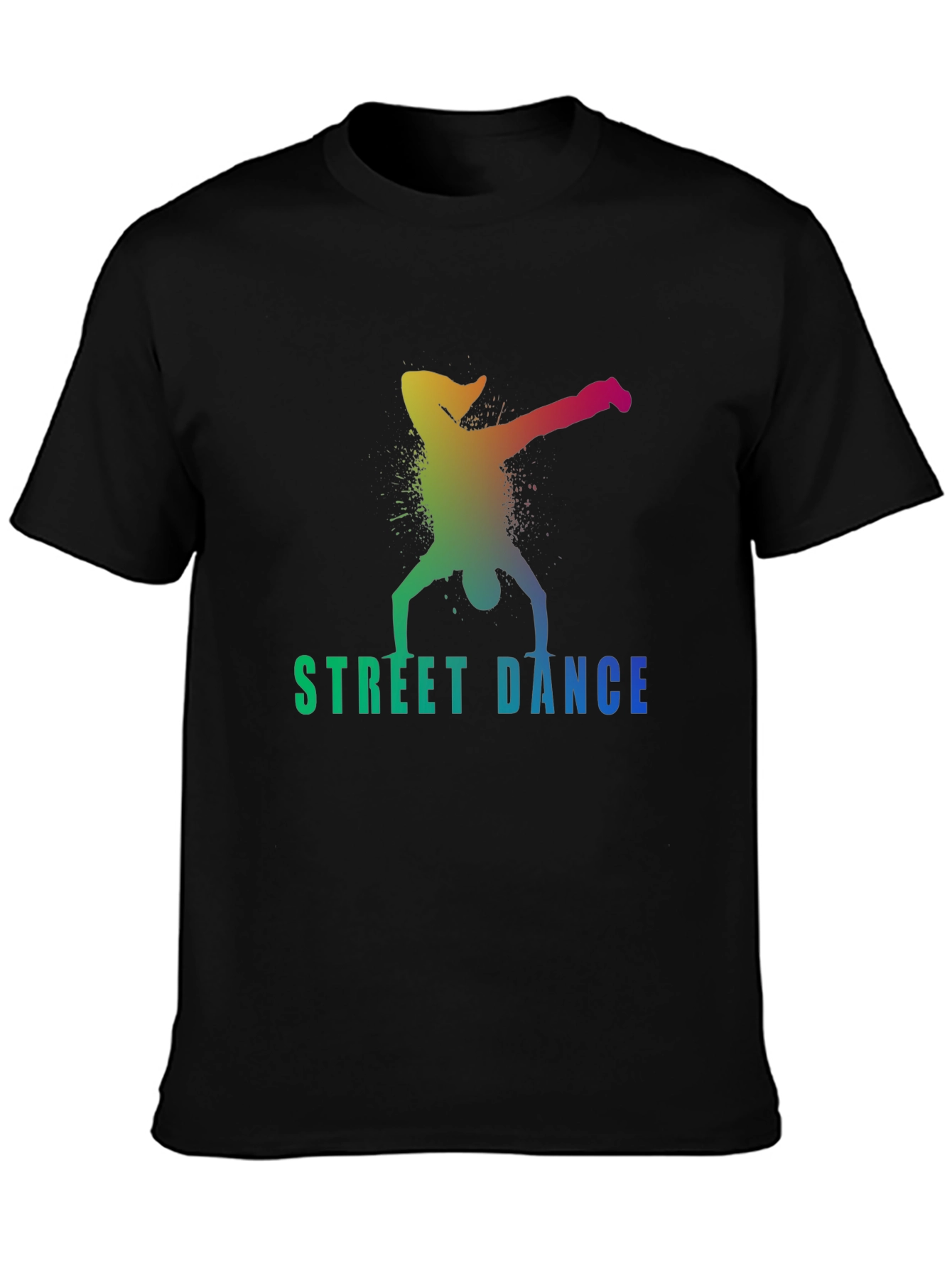 Street Dance Graphic Black T-Shirt - Urban Style