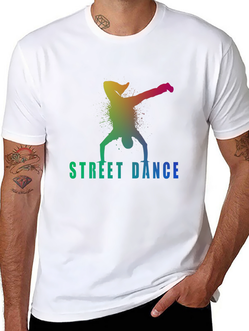Street Dance Graphic Black T-Shirt - Urban Style