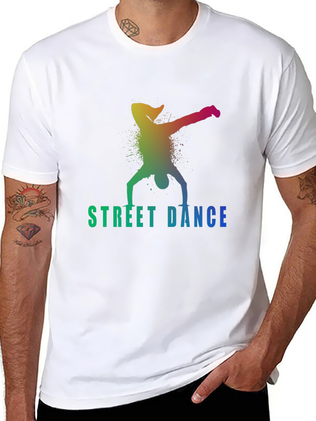 Street Dance Graphic Black T-Shirt - Urban Style