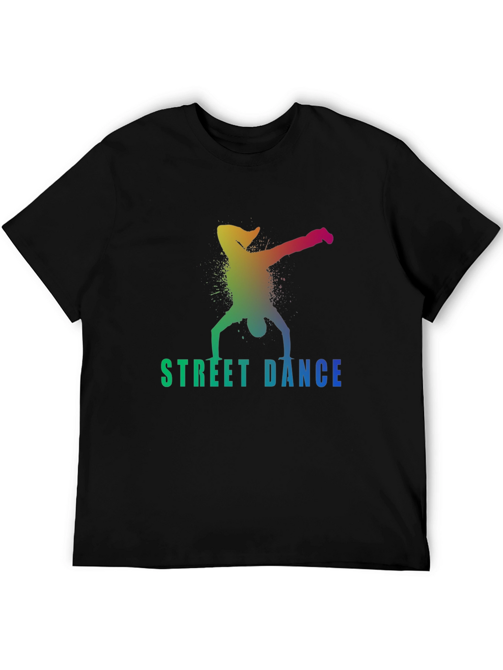 Street Dance Graphic Black T-Shirt - Urban Style