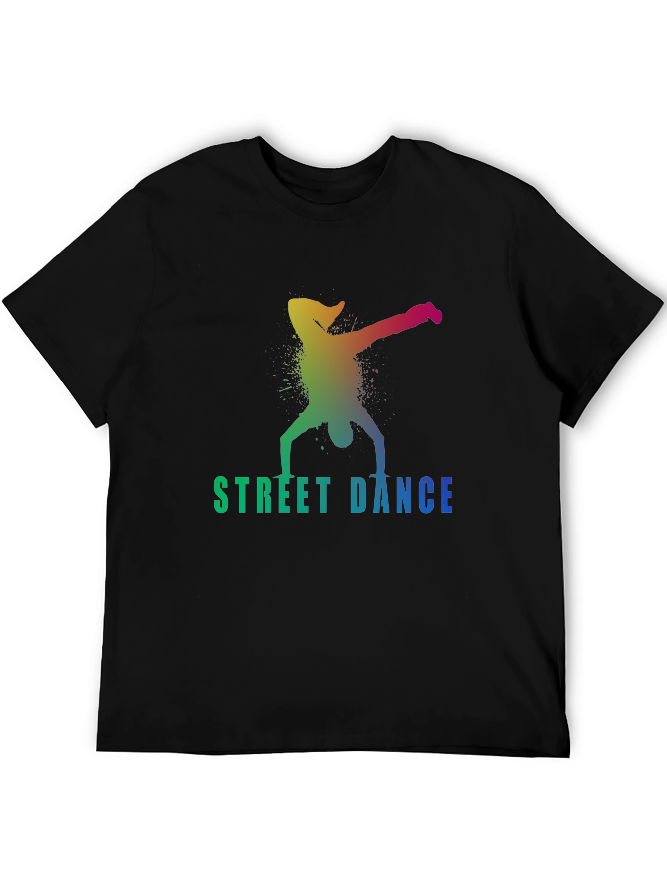 Street Dance Graphic Black T-Shirt - Urban Style