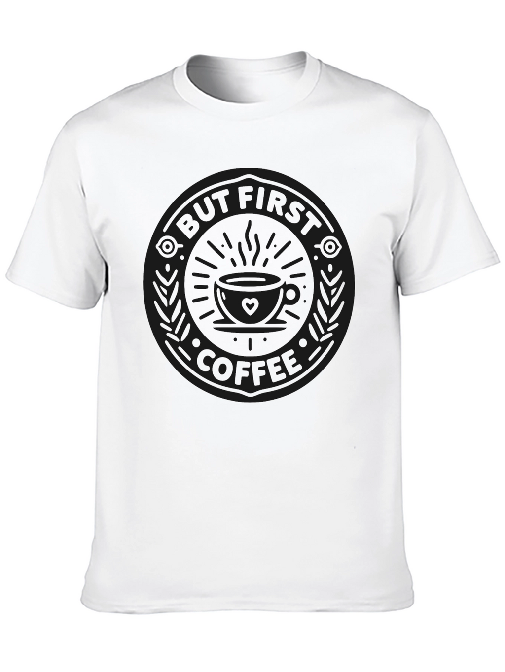But First Coffee T-Shirt - Black Graphic Tee