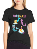 Purrmaid Cat T-Shirt