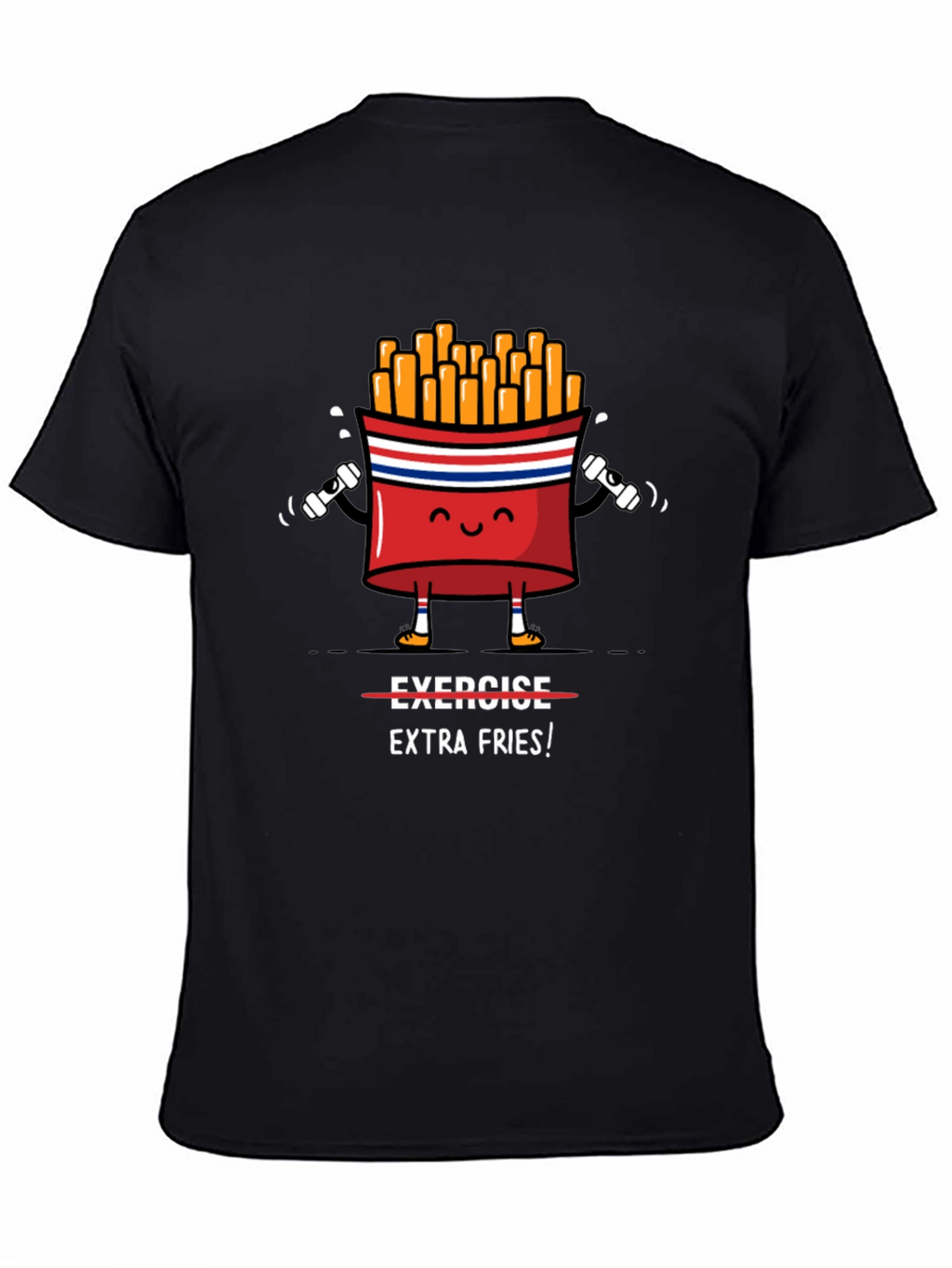 Funny Gym Extra Fries T-Shirt