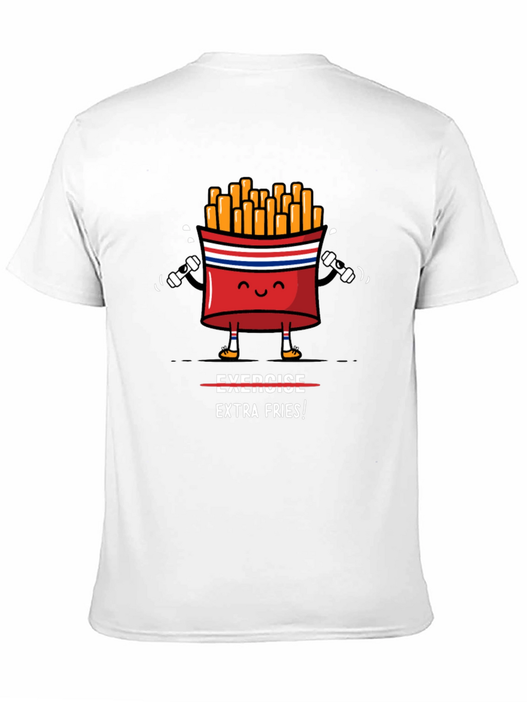 Funny Gym Extra Fries T-Shirt