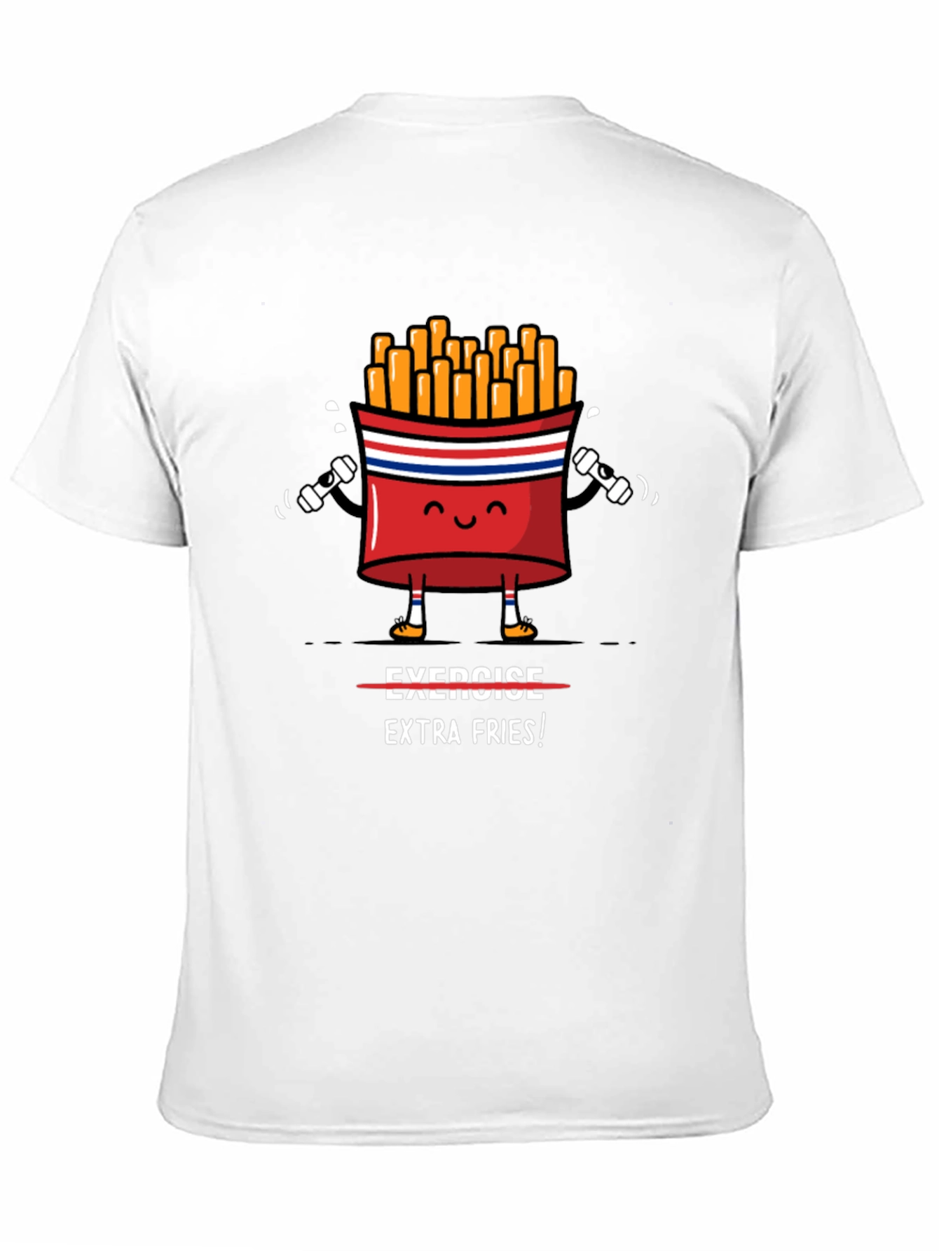 Funny Gym Extra Fries T-Shirt