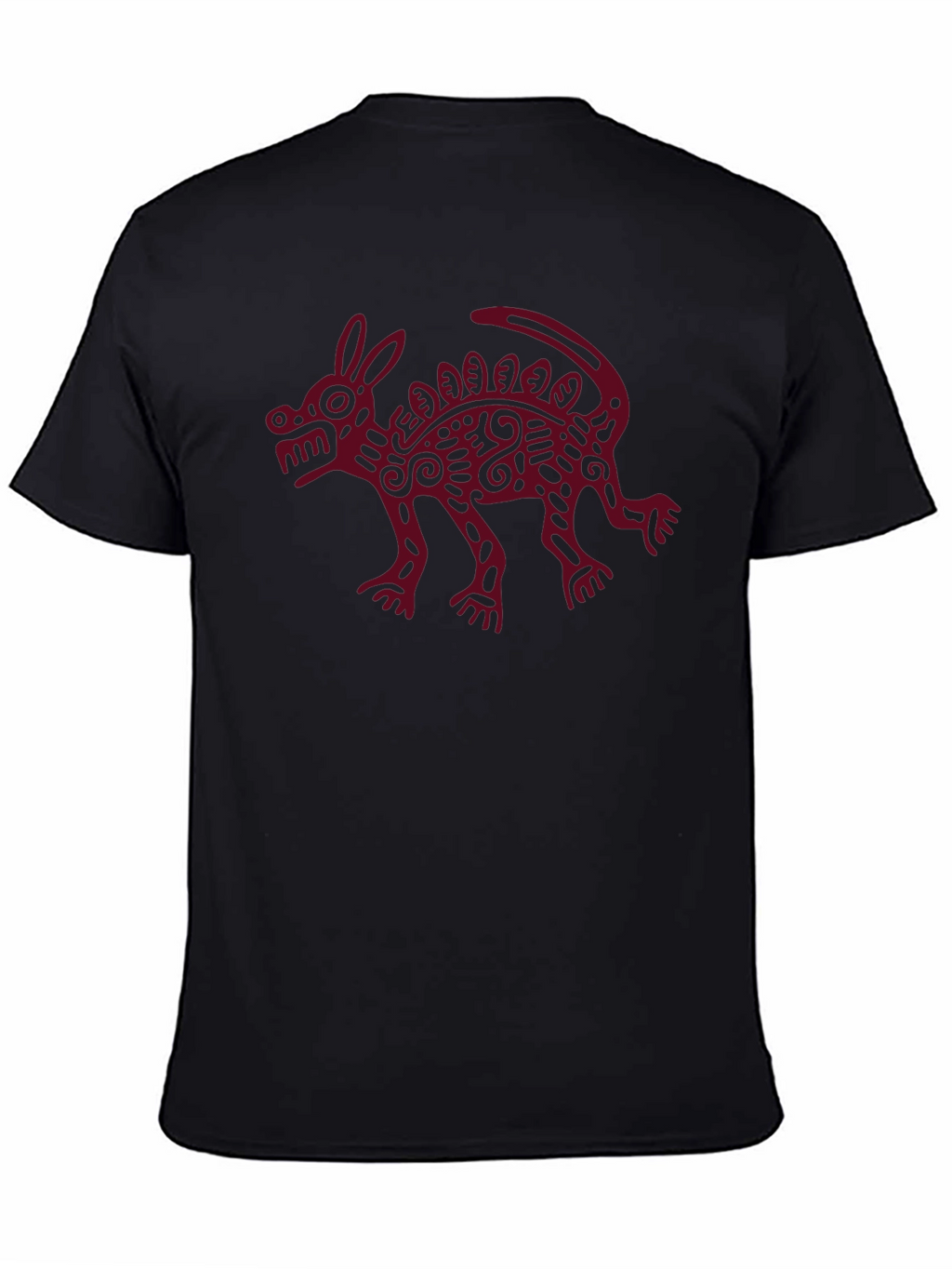 Aztec Xolo Dog Graphic Tee - Black Cotton Shirt