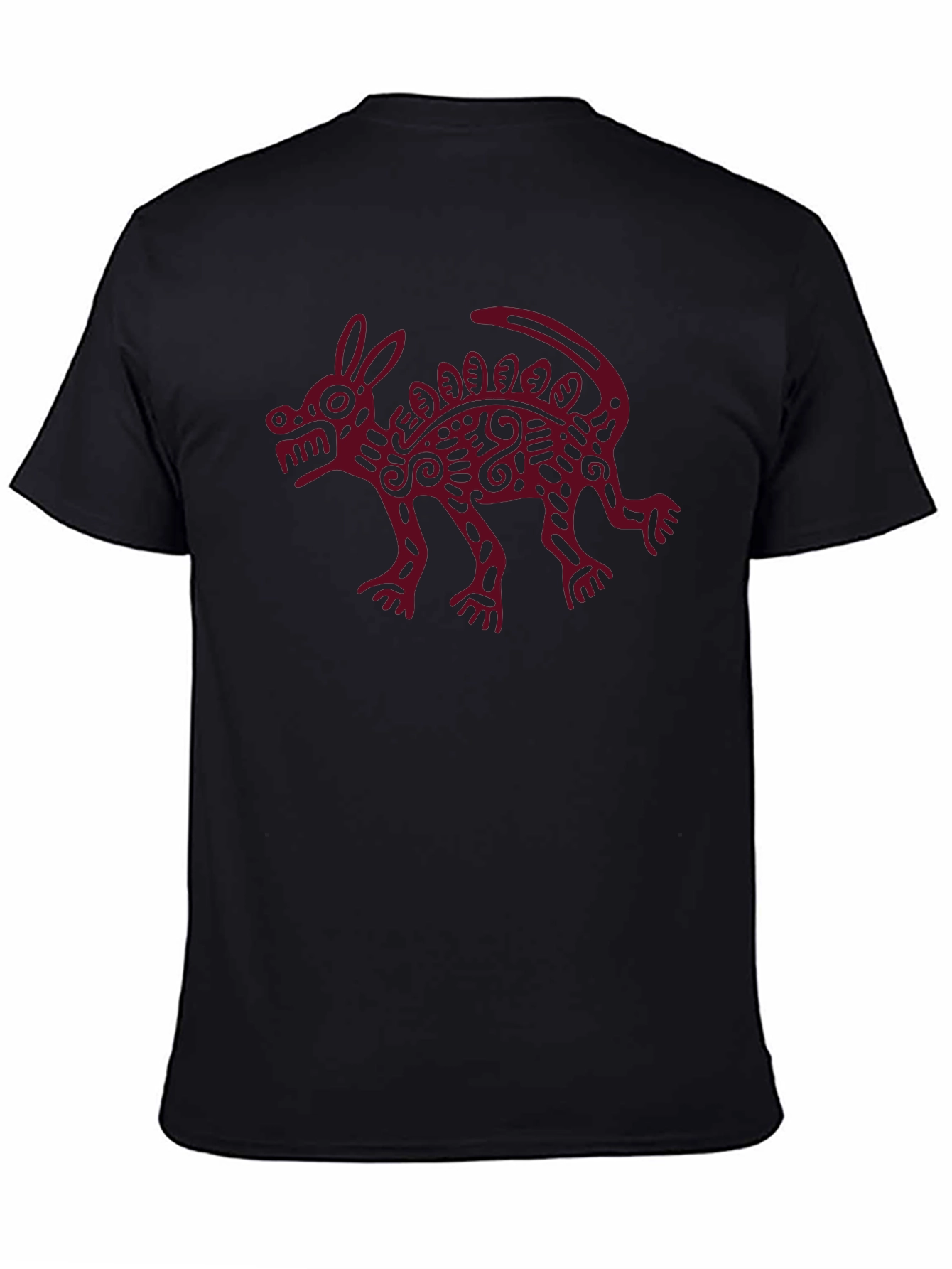 Aztec Xolo Dog Graphic Tee - Black Cotton Shirt